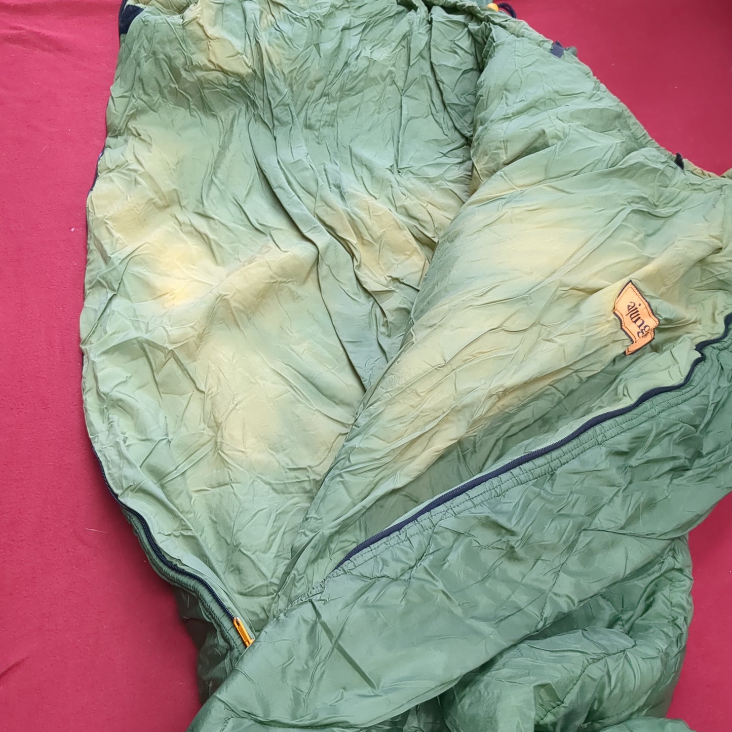 P/O Ajungilak Sleeping Bag Winter OD Green w Stuff Sack (BA05-JUL334)