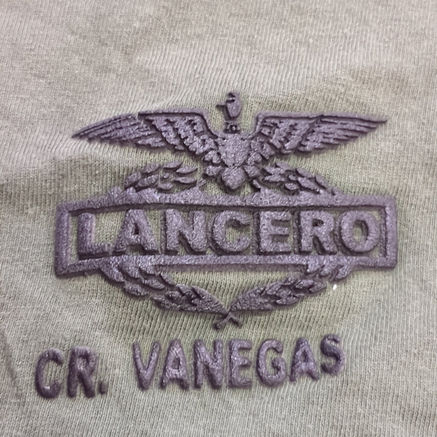 US Military Lancero Large OD Green T Shirt (cw- ea04-JUL341)
