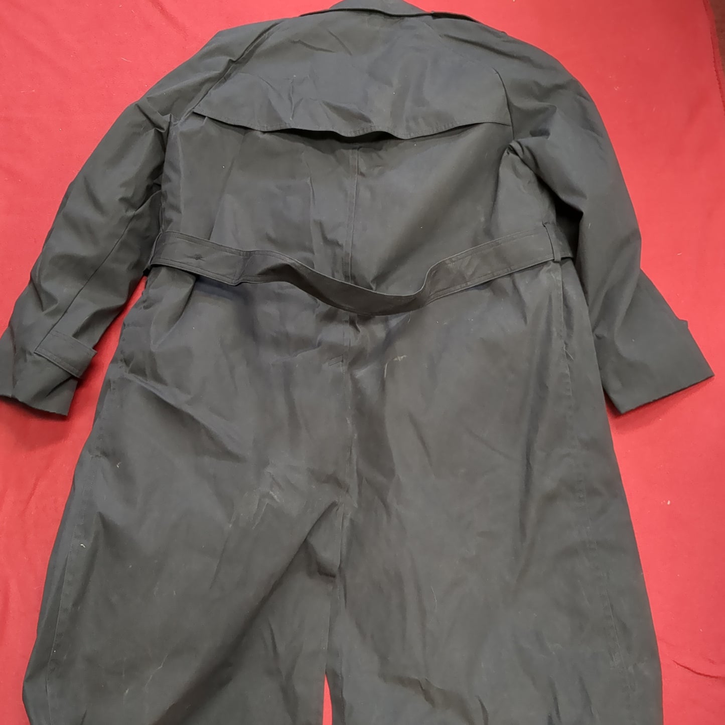 US Army DLA 42L Black All-Weather Overcoat Dress Uniform (BB07-JUL347)