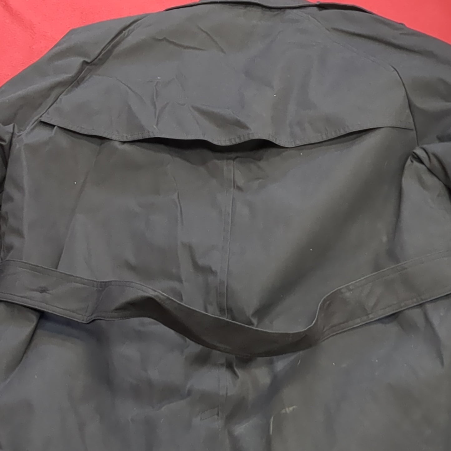 US Army DLA 42L Black All-Weather Overcoat Dress Uniform (BB07-JUL347)