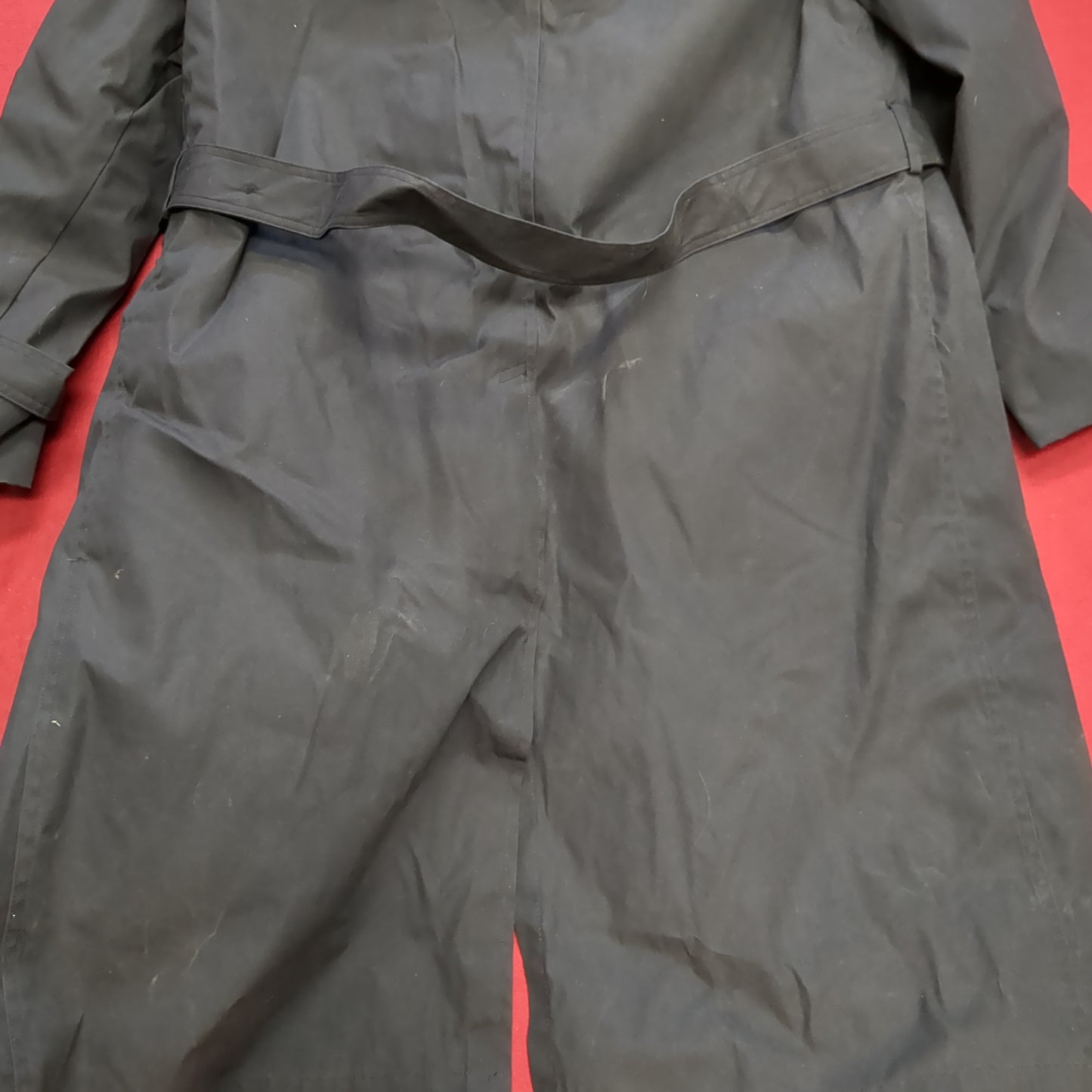 US Army DLA 42L Black All-Weather Overcoat Dress Uniform (BB07-JUL347)