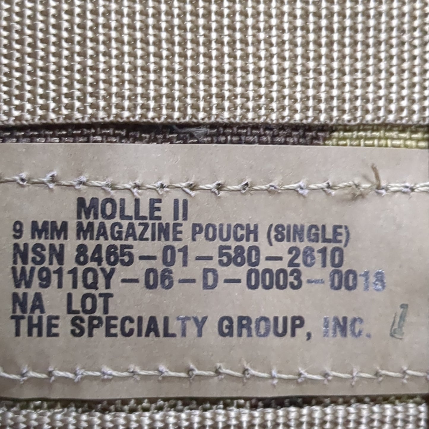 *Lot of Two* US Army 9 mm single mag Pouch OCP Multicam Molle II Excellent Condition (acu-JUL369)