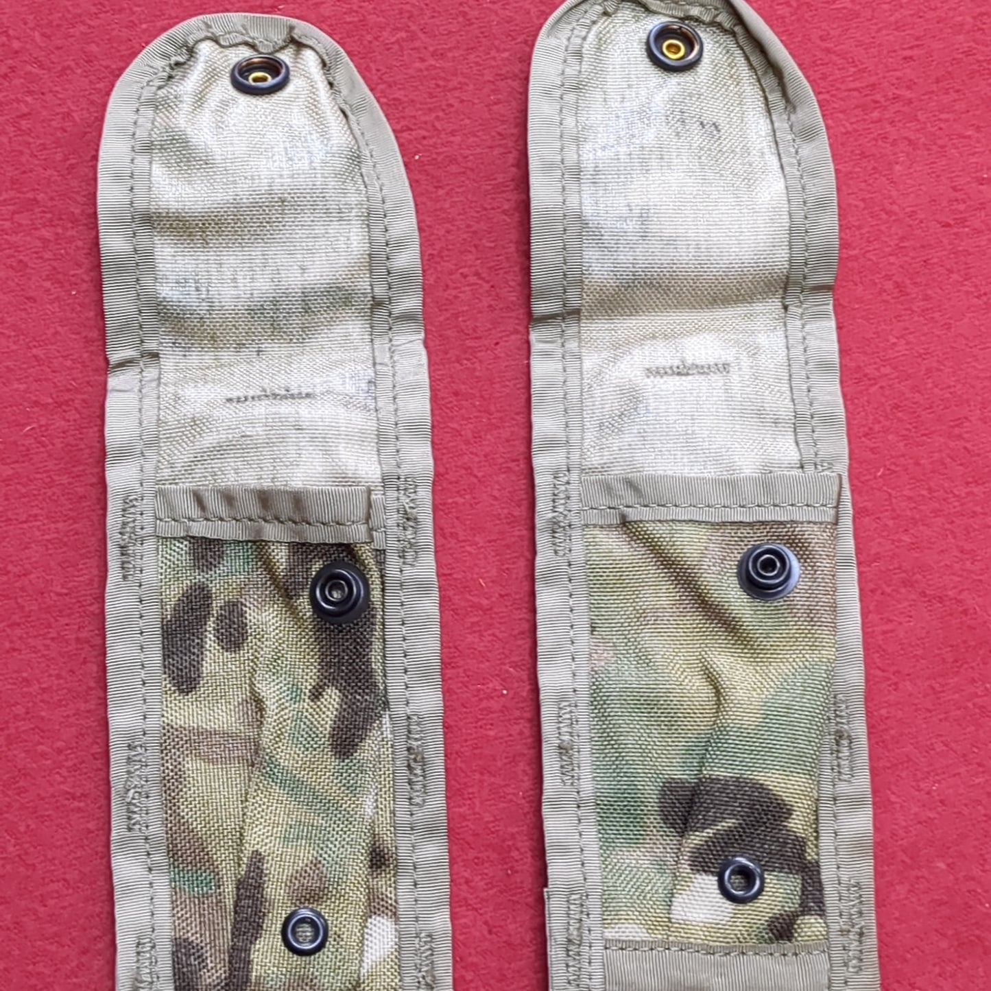 *Lot of Two* US Army 9 mm single mag Pouch OCP Multicam Molle II Excellent Condition (acu-JUL369)