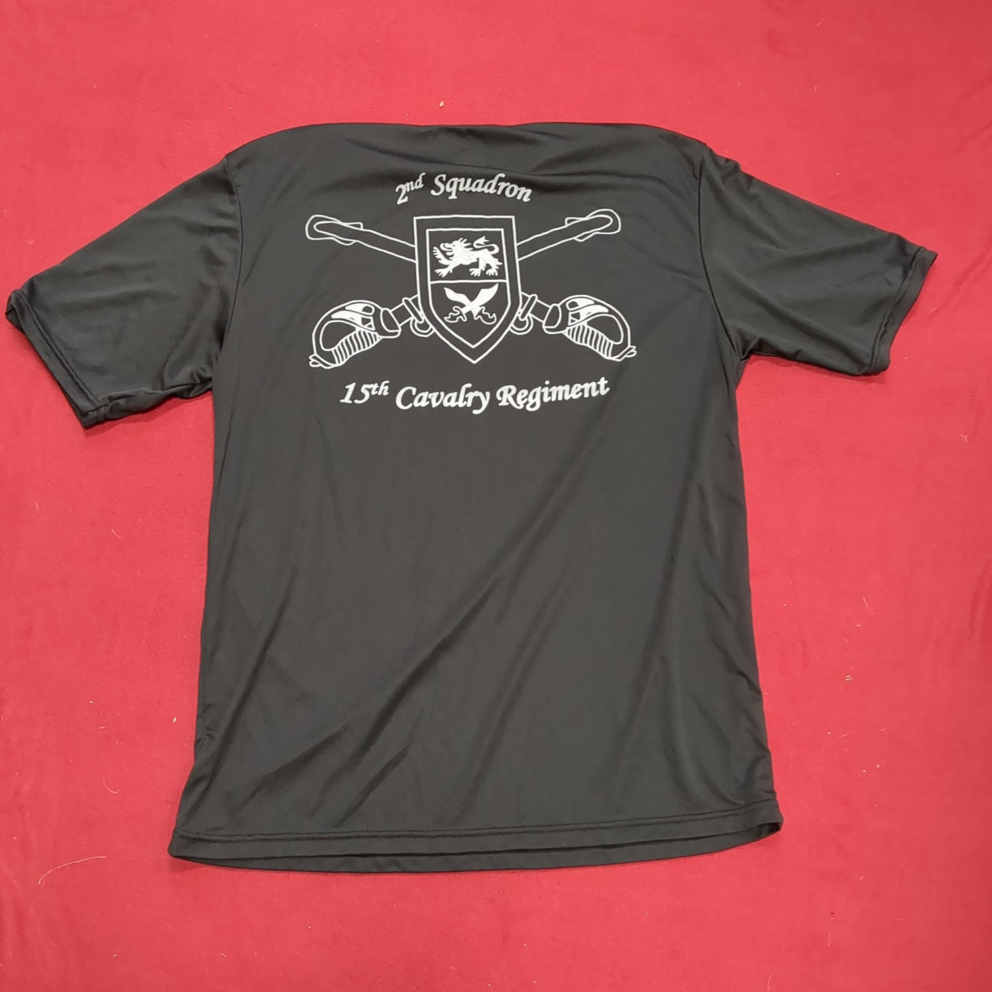 US Army 2-15 Cav, 194th AR BDE PT T-Shirt Medium (ea04-JUL388)