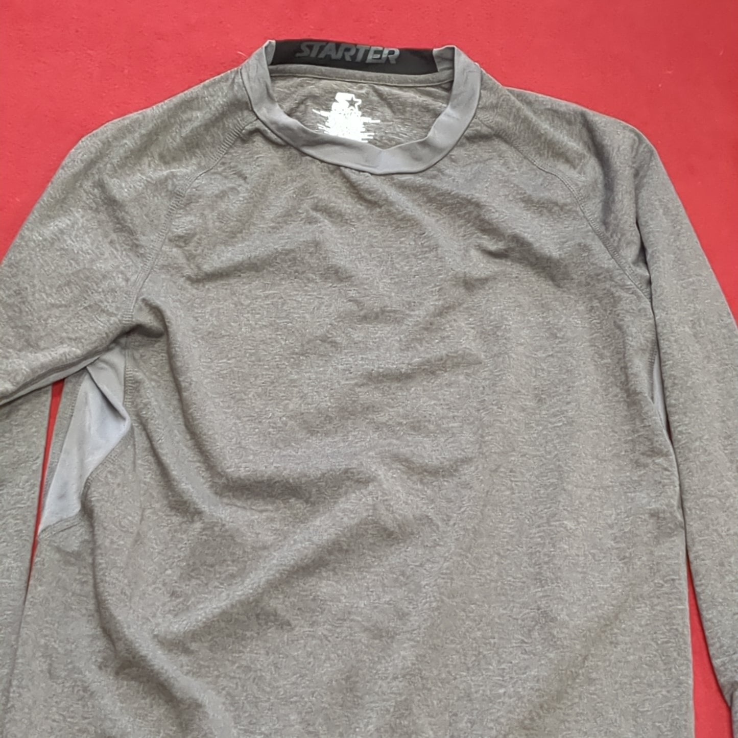 Starter Gray Long Sleeve Medium Shirt (cw- ea04-JUL397)