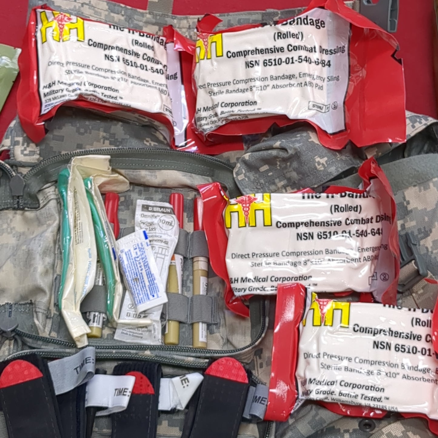 North American Rescue (NAR) Combat Casualty Response KIT Warrior Aid and Litter * WALK* ACU *Loaded* (BA02-JUL401)