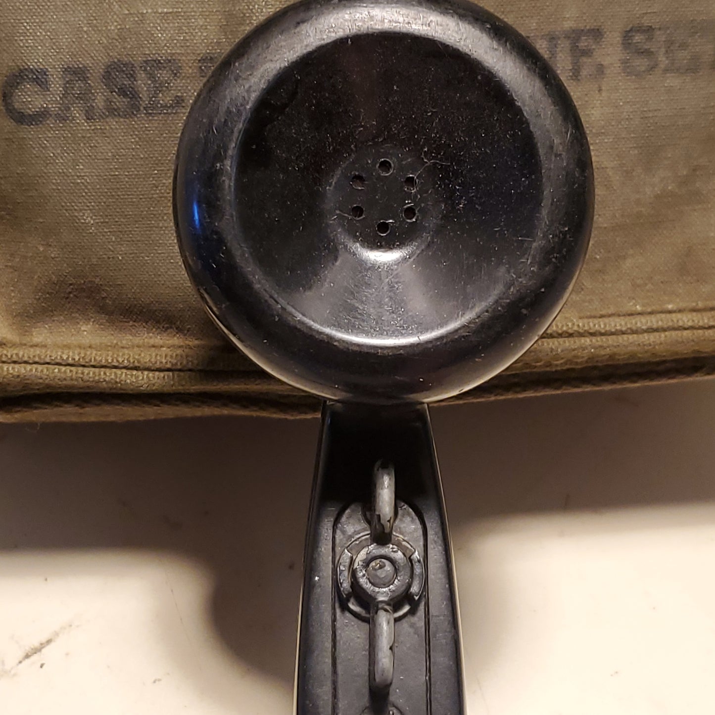 Vietnam Era Telephone Set TS-9-AJ w/ Case CY-1181/TT Vintage (16S (ab07-r)