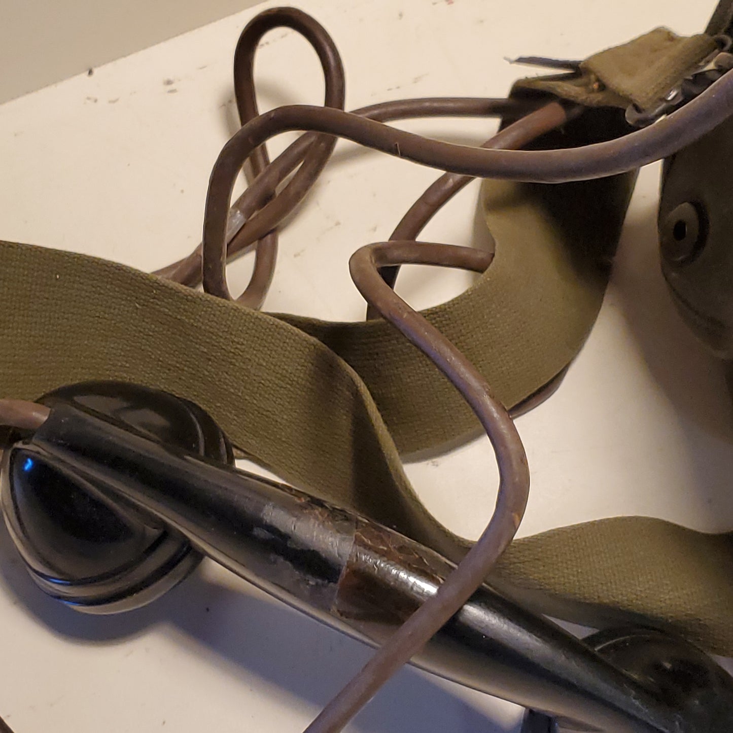 Vietnam Era Telephone Set TS-9-AJ w/ Case CY-1181/TT Vintage (16S (ab07-r)