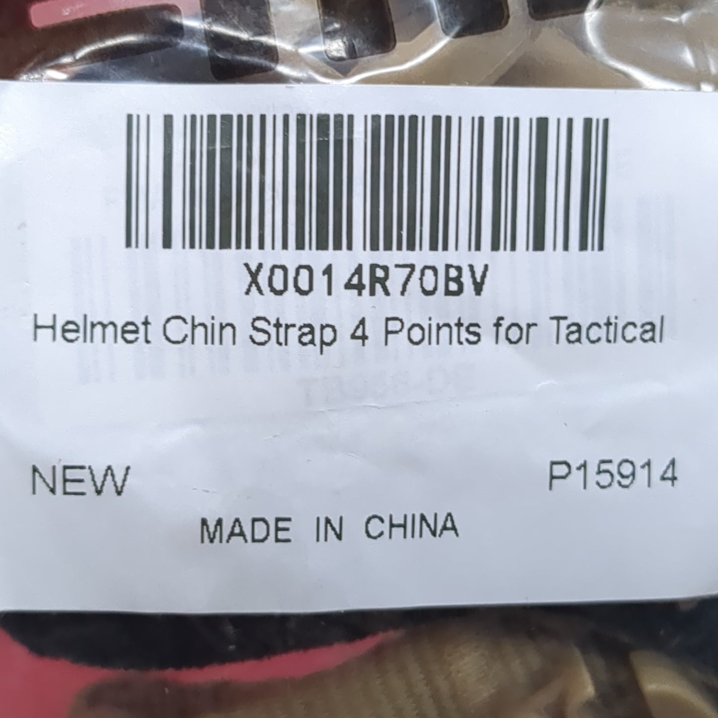 NOS Helmet chin srrap 4 points W/Hardware (35cr- ca3-AUG58)