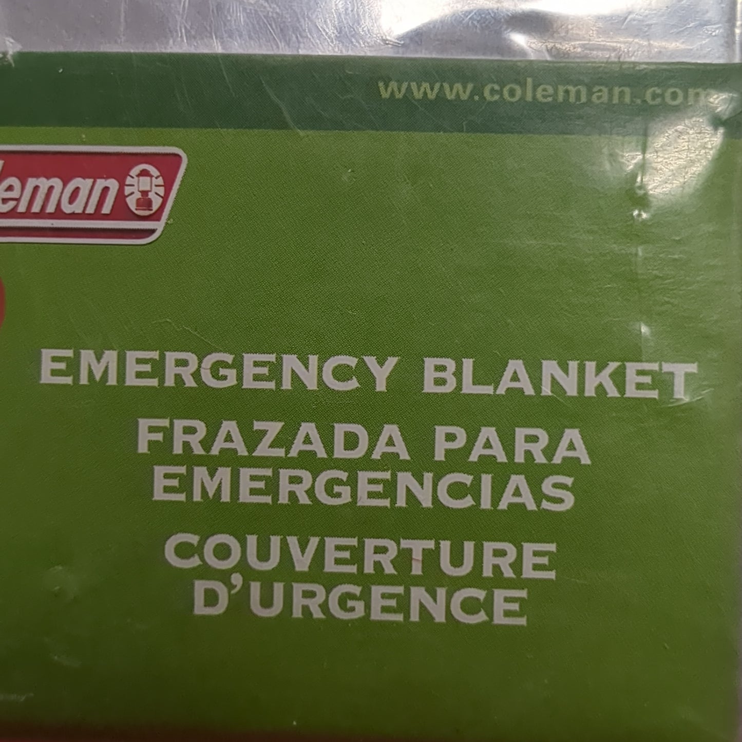 NOS Coleman Emergency Blanket (06cc- ca9-AUG76)