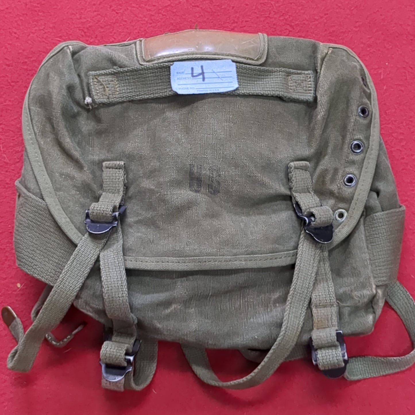 Vietnam Era 1970 Canvas Field Pack 7622 Eastern (aa10-4)