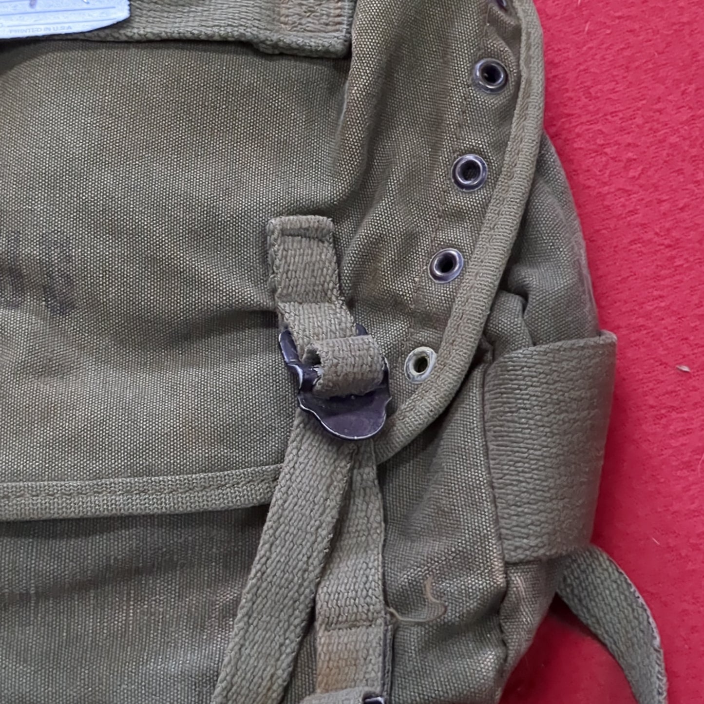Vietnam Era 1970 Canvas Field Pack 7622 Eastern (aa10-4)