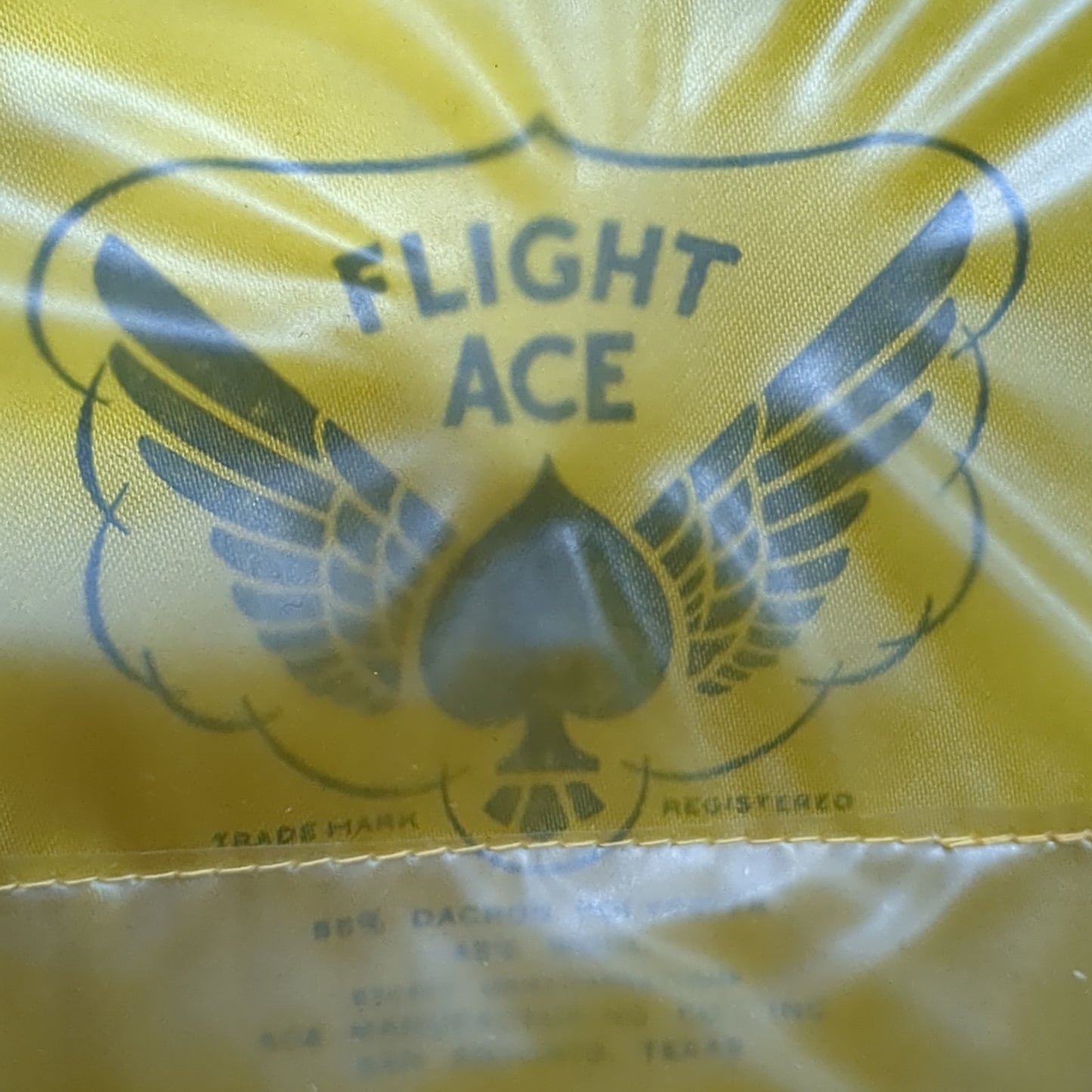 Vintage 7 1/4 (?) Flight Ace Blue Gold Brown Dress Formal Uniform Cap (aa12-28)