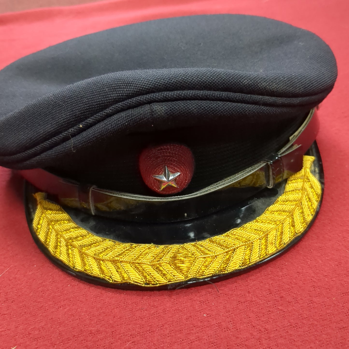 Forces Variety Centre 6 5/8 (?) Dress Cap (aa12-4)