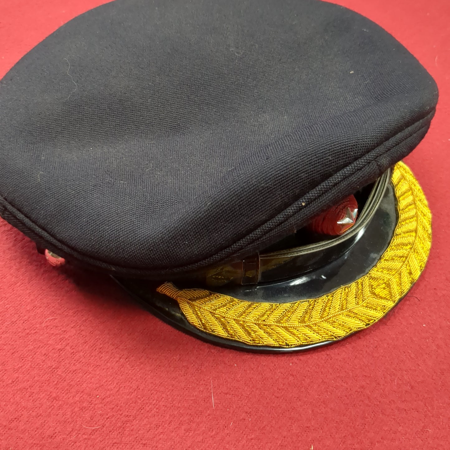 Forces Variety Centre 6 5/8 (?) Dress Cap (aa12-4)