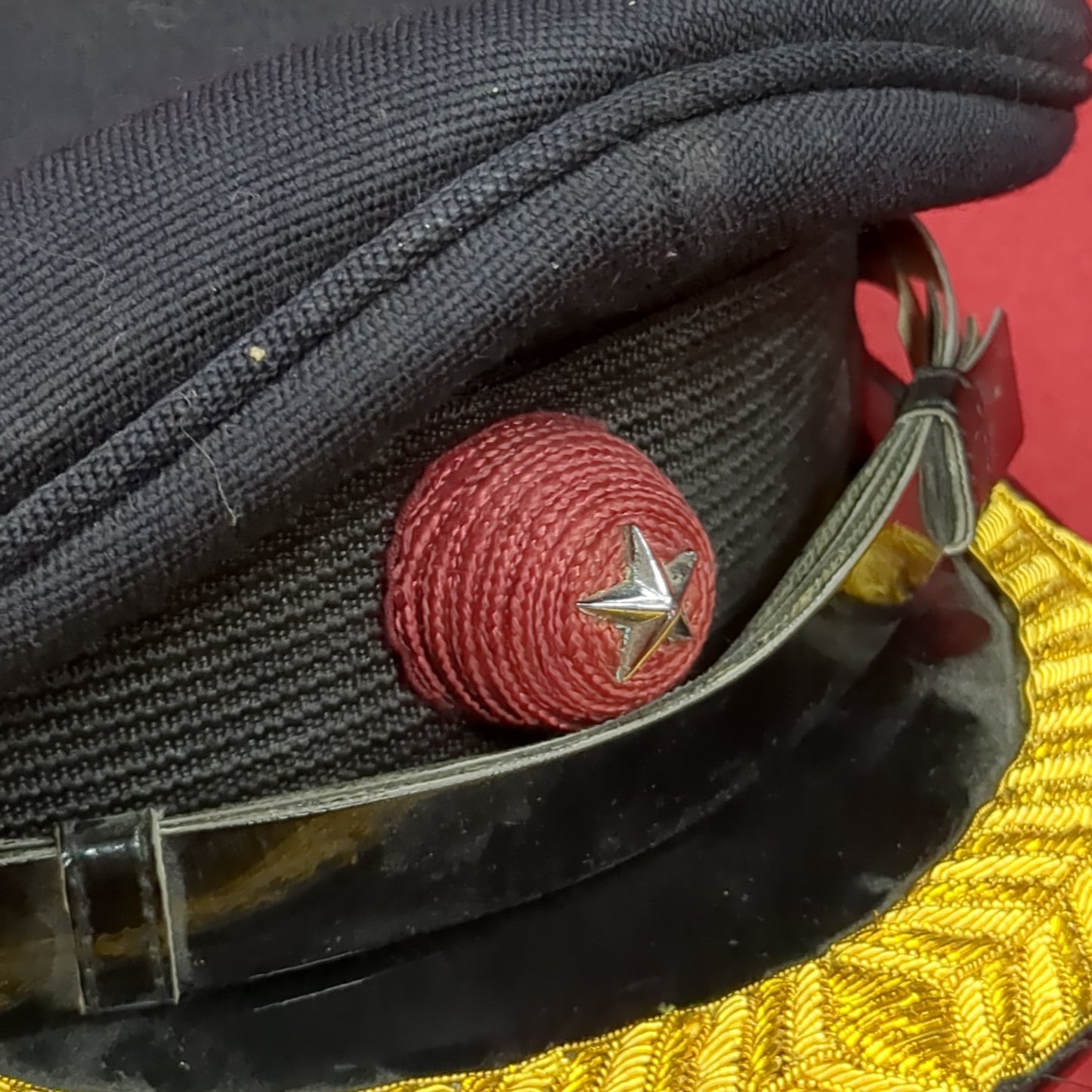 Forces Variety Centre 6 5/8 (?) Dress Cap (aa12-4)