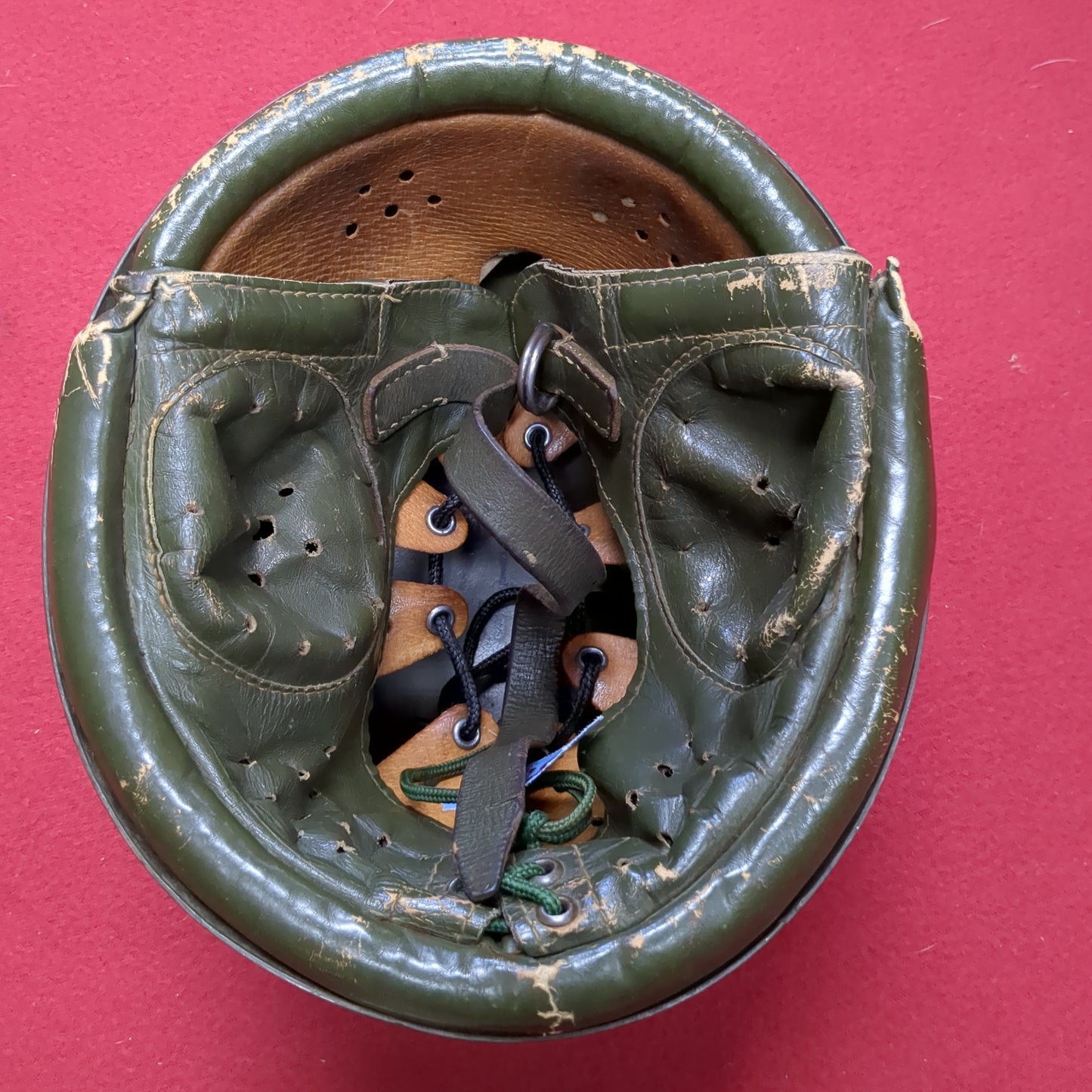 Vintage 1976 French Paratrooper Helmet (aa09-88)
