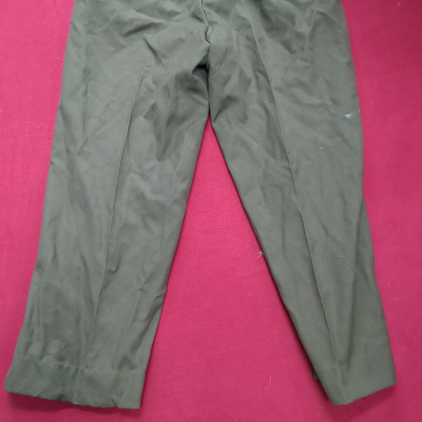Vintage Medium Regular US Army Trousers Field Wool Serge OG-108 (aa14-8)