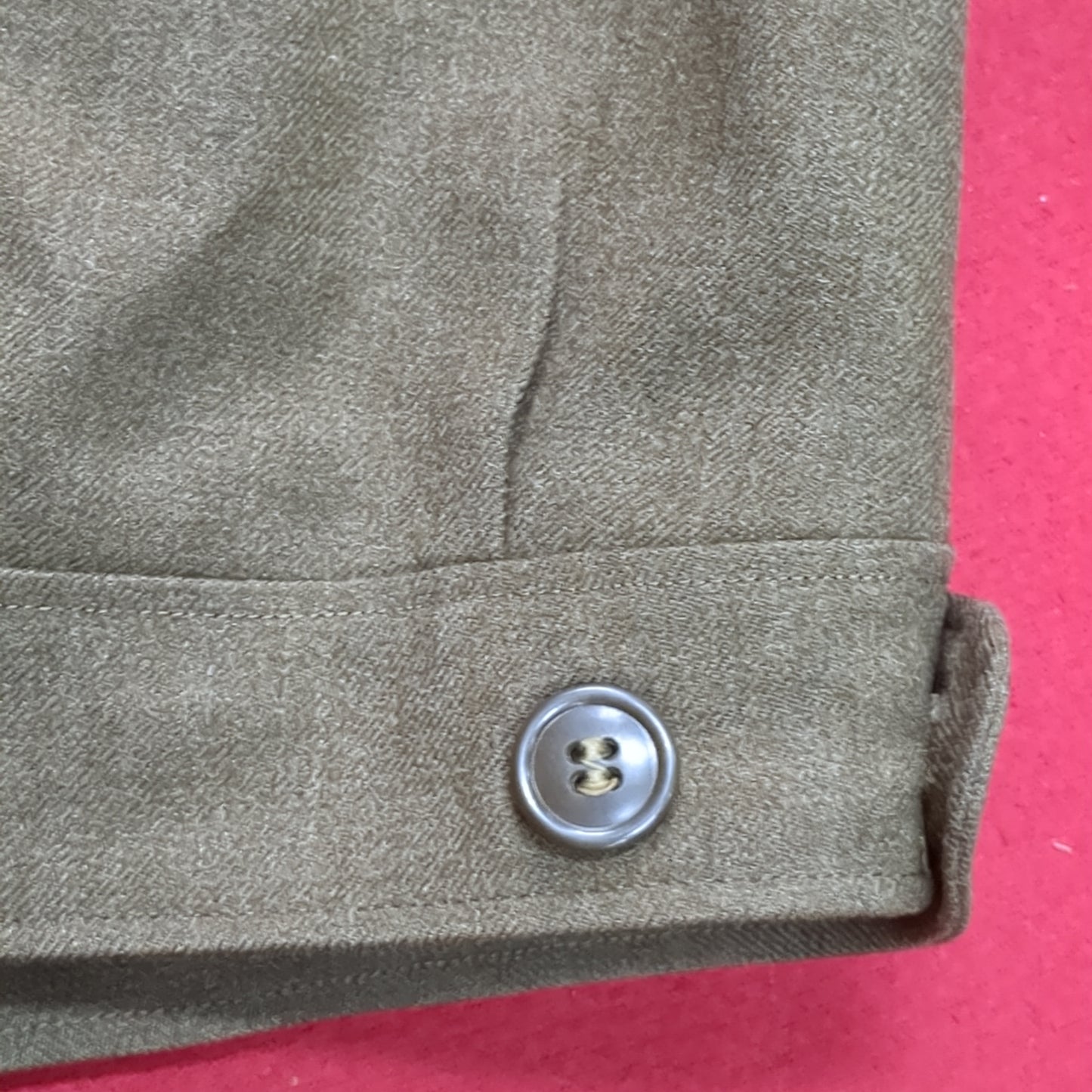 WWII ODM-1950 38 Long Army Ike Wool Vintage Jacket (aa13-41)