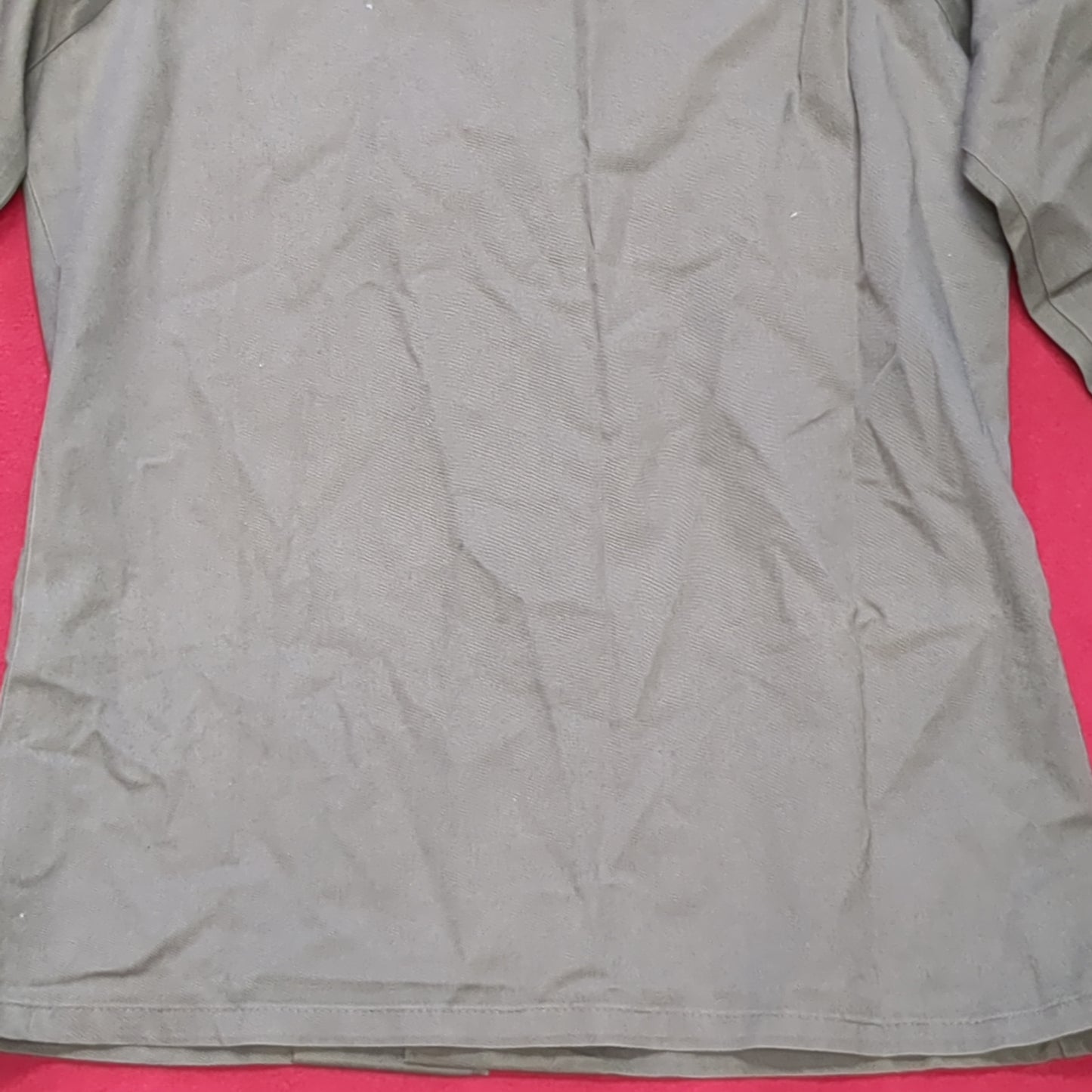 Vintage '78 unknown Cot/Poly OG-507 Utility Shirt Jacket (aa13-145)