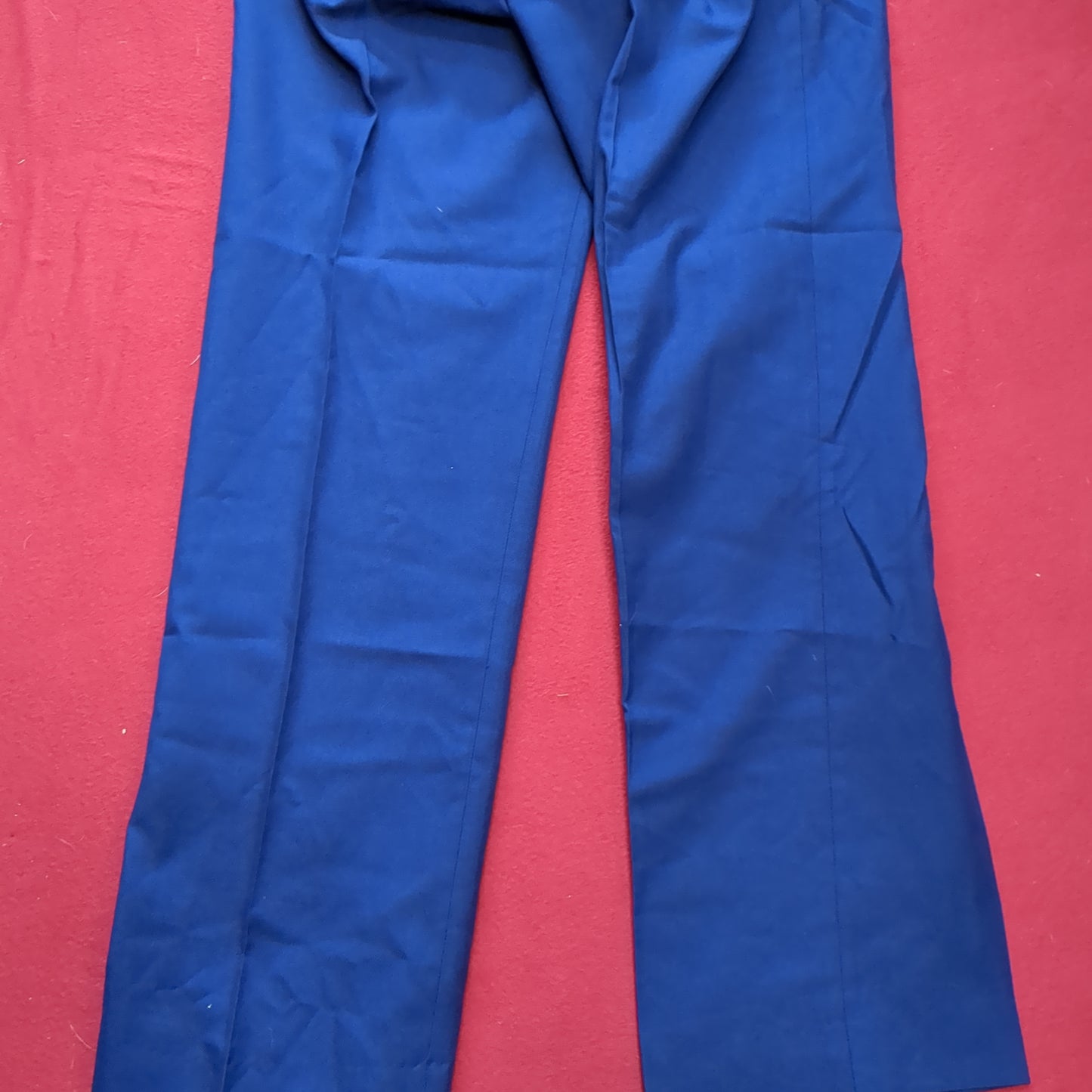 US Army ASU 33x34 Enlisted Unstriped Pants Trouser Dress Blue (aa08-166)