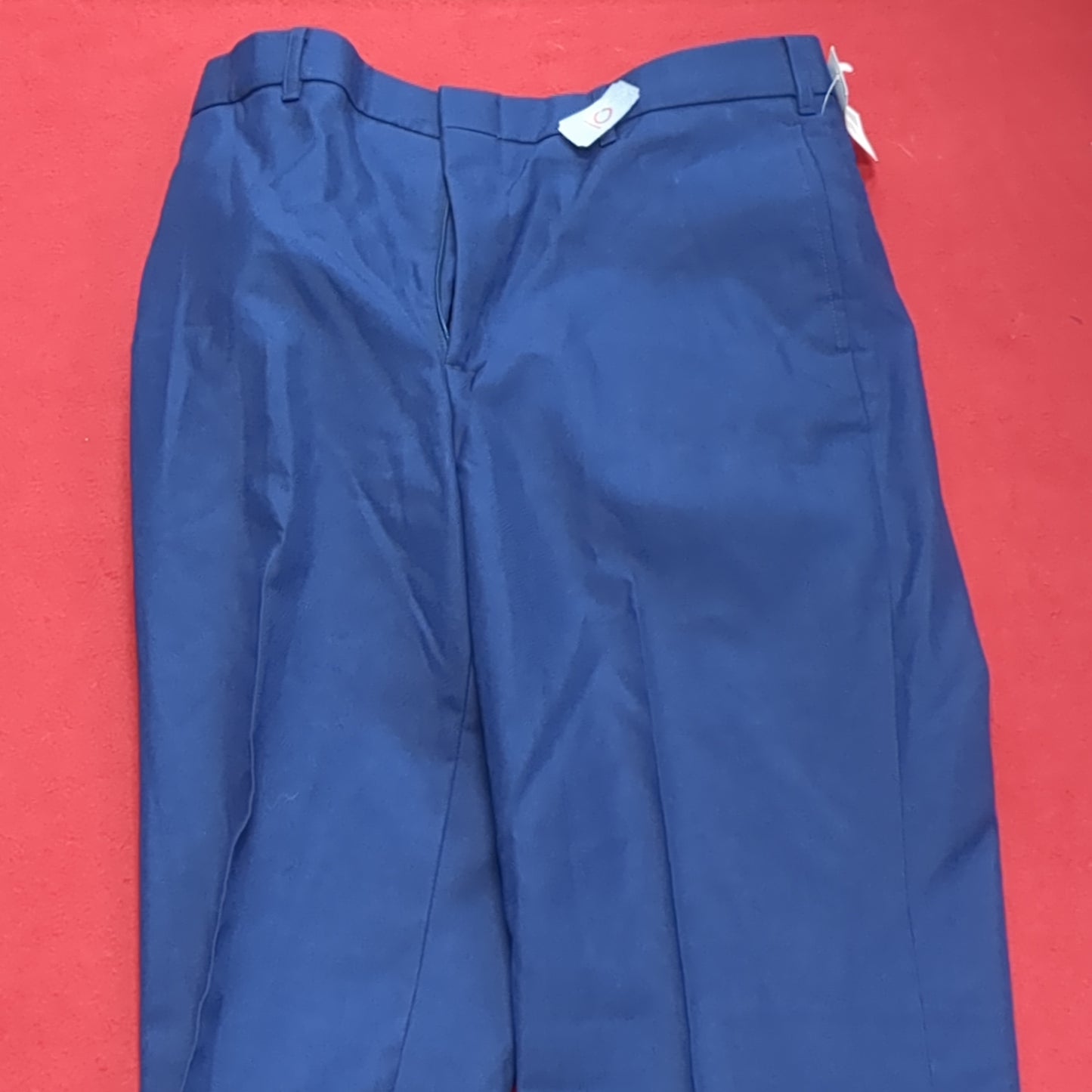 US Army ASU 33 Regular Enlisted Unhemmed Unstriped Pants Trouser Dress Blue (aa14-10)