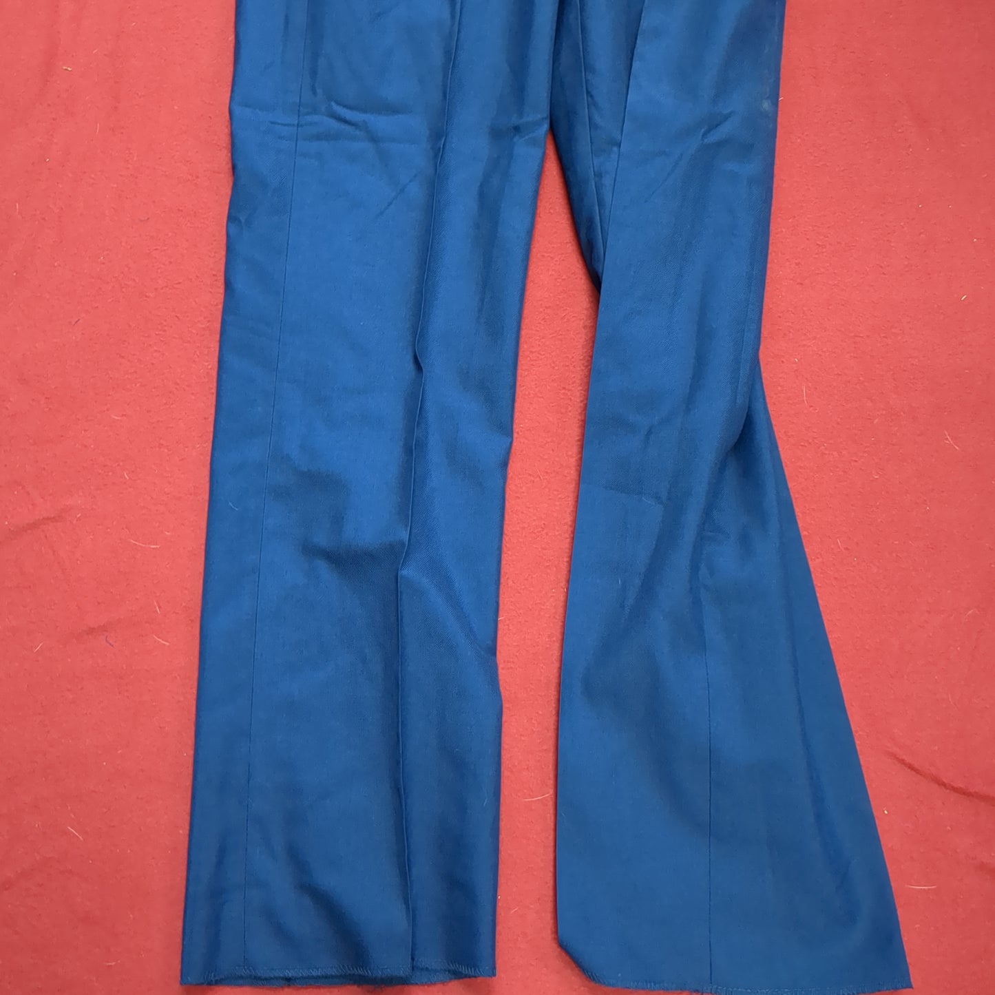 NWT US Army ASU 33 Regular Enlisted Unhemmed Unstriped Pants Trouser Dress Blue (aa14-14)