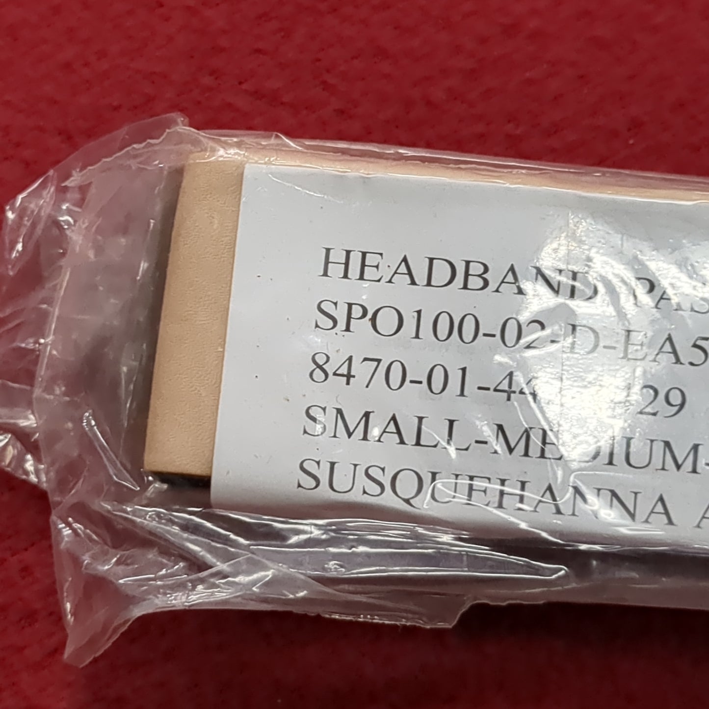 Two PASGT Helmet Headband Small-Medium-Large (aa14-32)