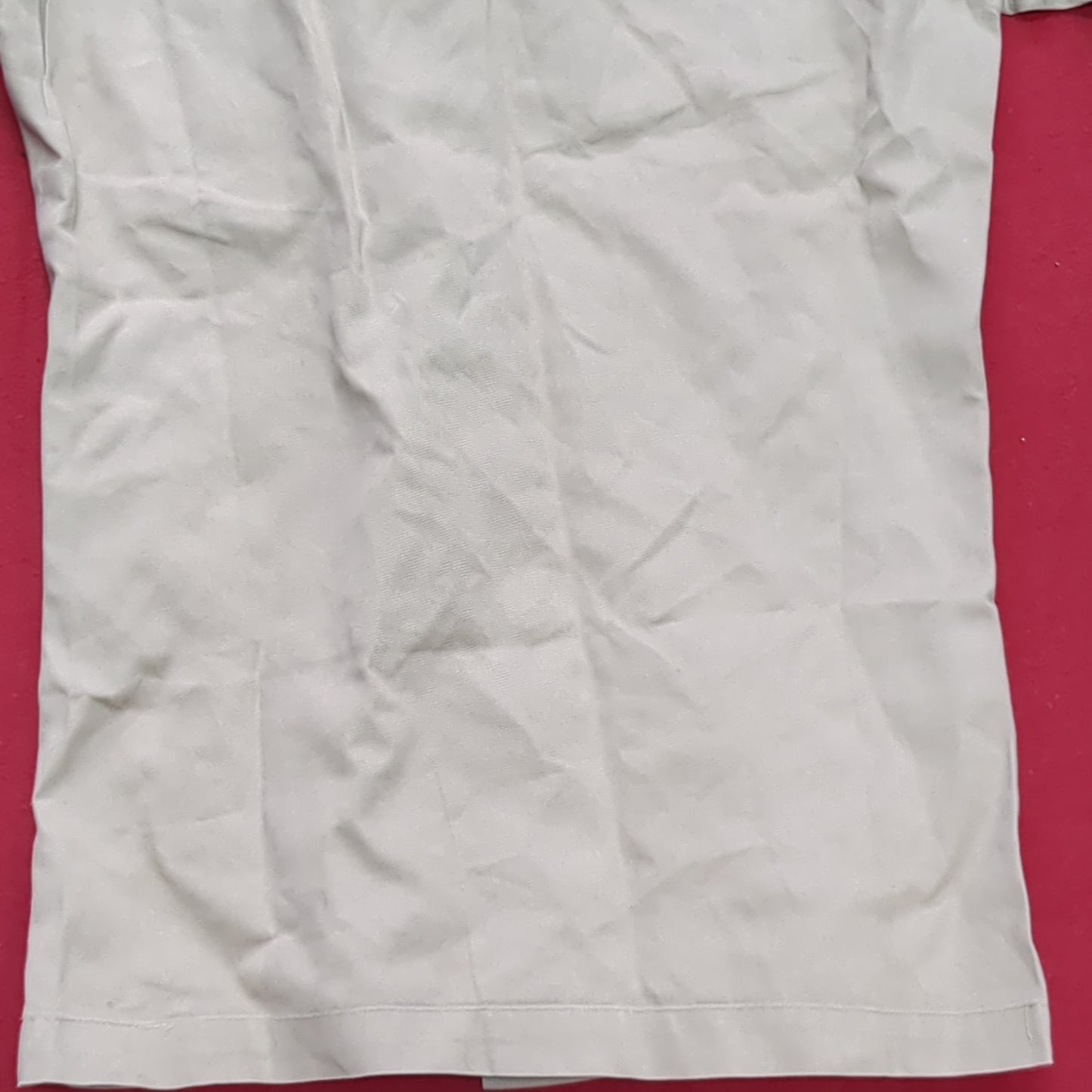 Vintage Vietnam Era US Army Men's Small Tan 445 Short-Sleeve Shirt Good Condition (aa15-AUG80)