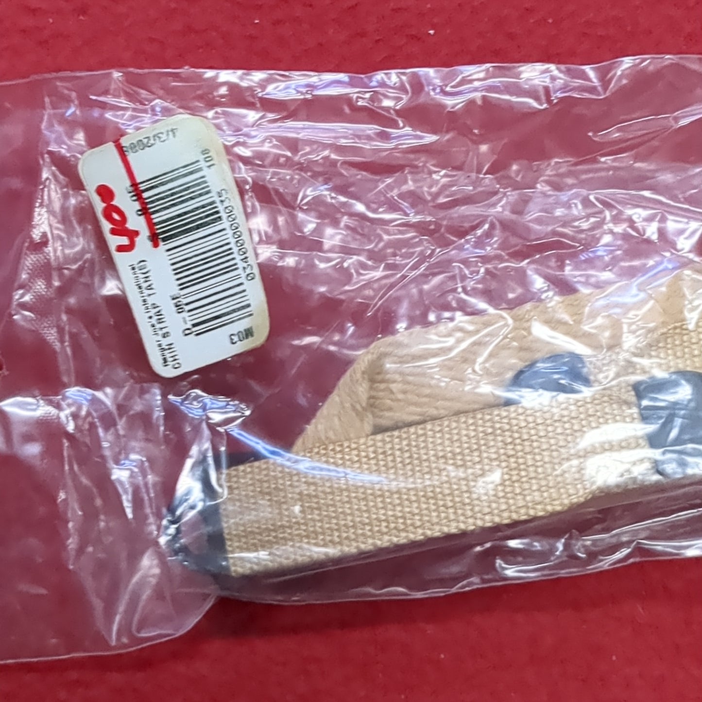 PASGT Chin Strap Ground Troops Desert Sand DCU UNUSED (ab04-M0915)