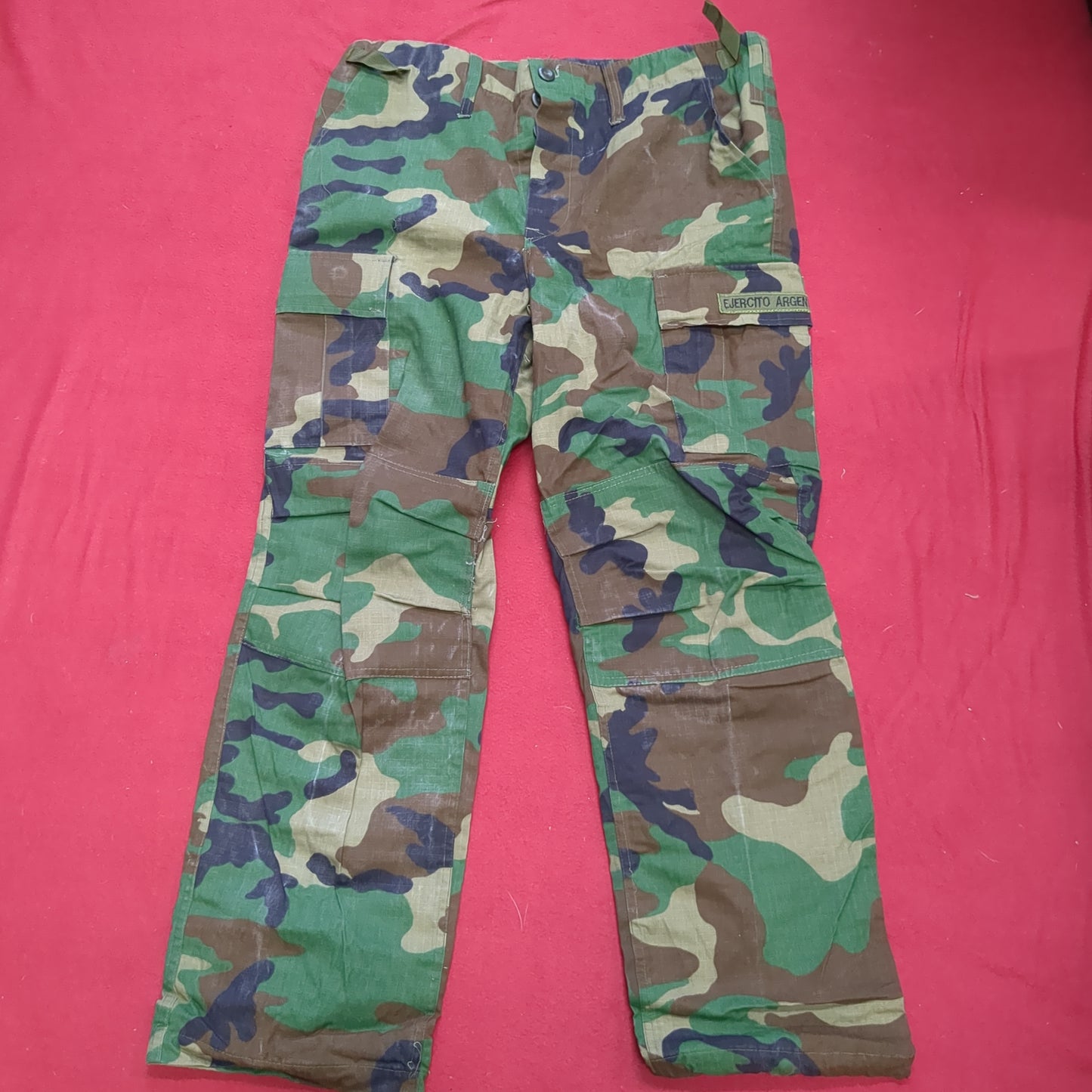 Argentina Army Foreign BDU Woodland Pants Uniform (j14 ab03-d)