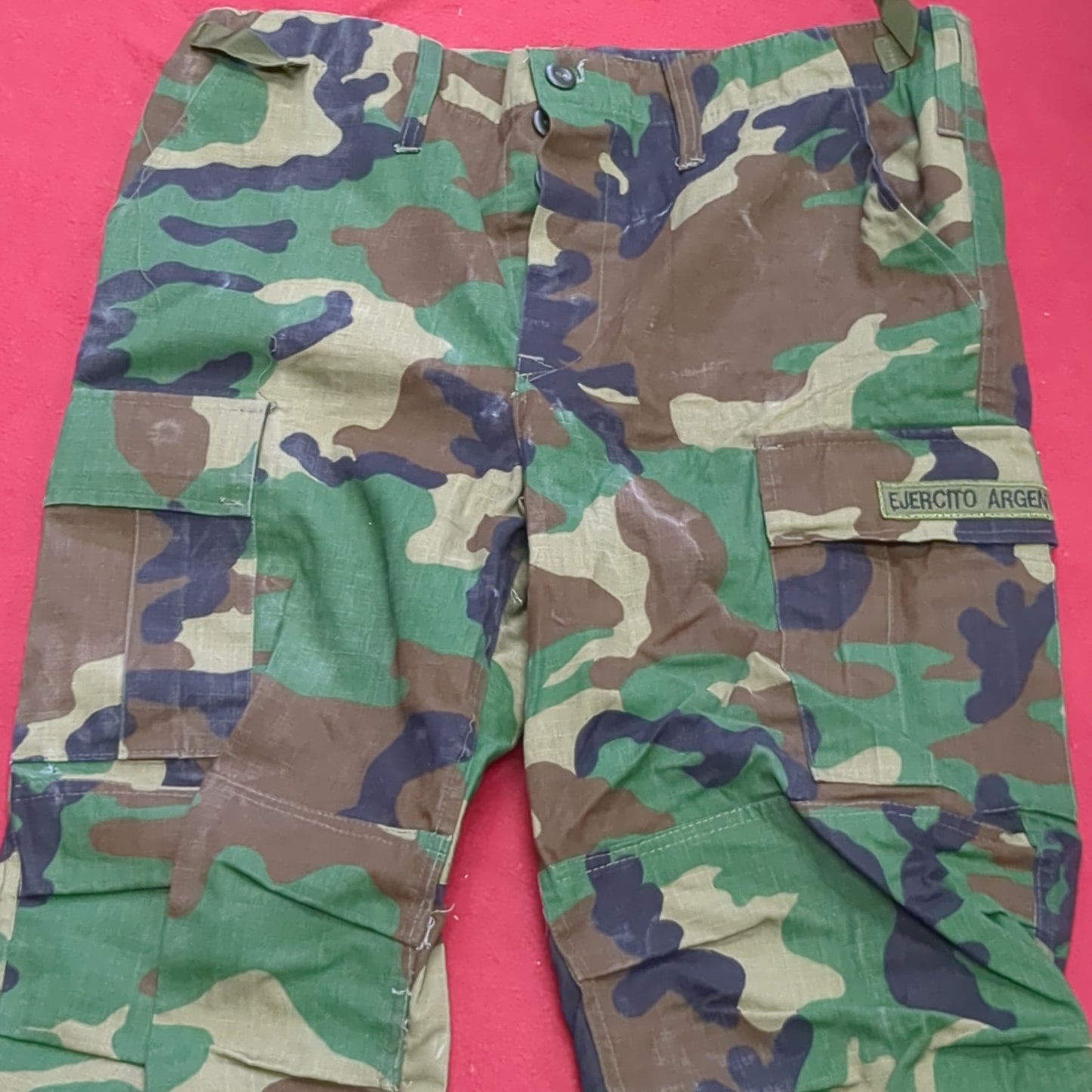 Argentina Army Foreign BDU Woodland Pants Uniform (j14 ab03-d)