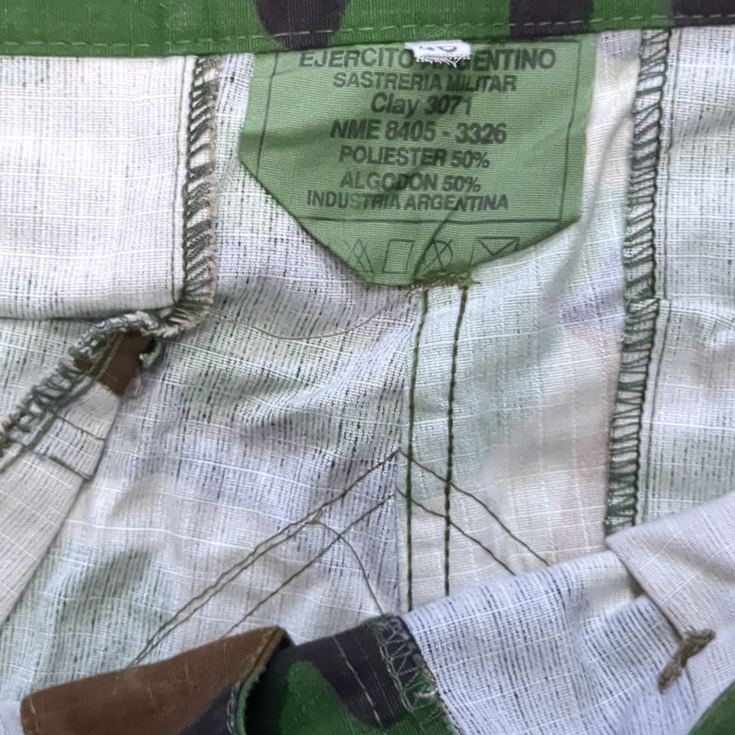 Argentina Army Foreign BDU Woodland Pants Uniform (j14 ab03-d)