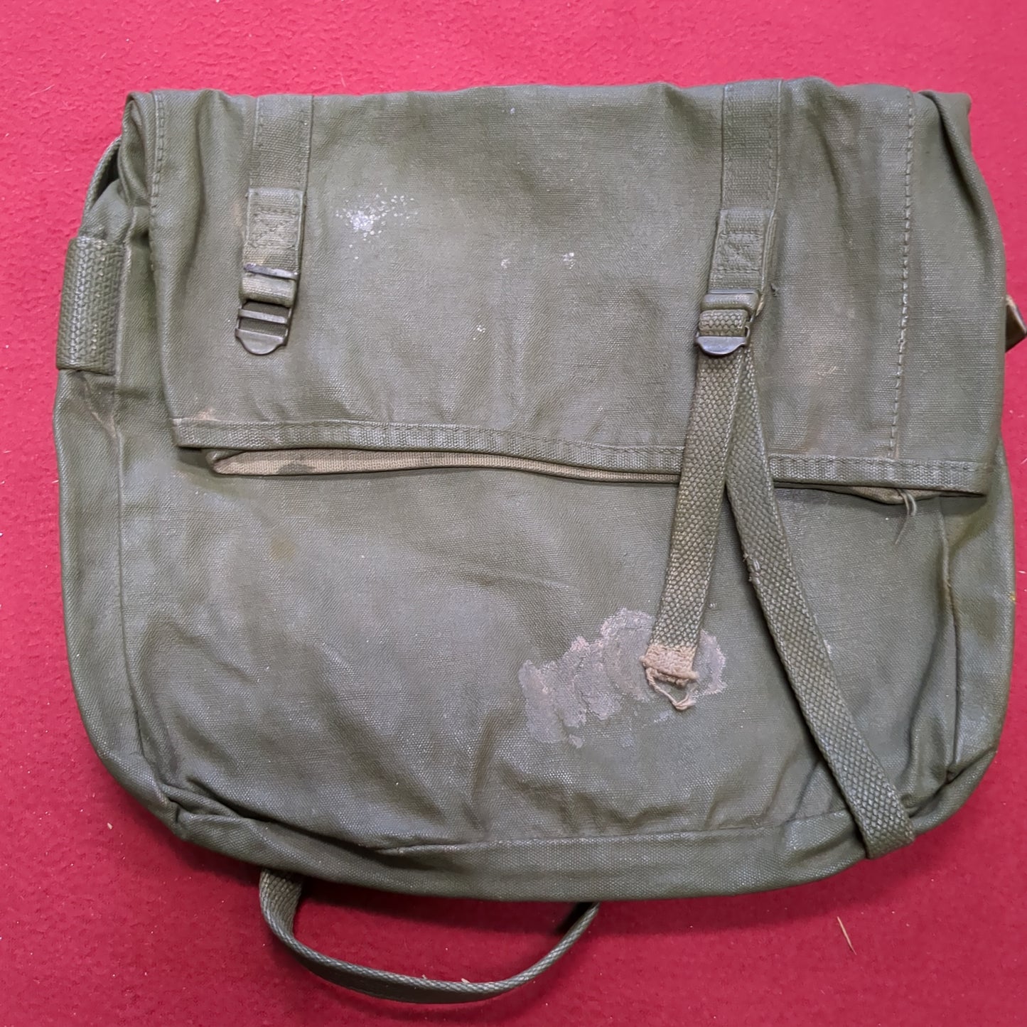 Vintage USMC Knapsack M1941 Lower Pack Waterproof Bag (03s 06cc- ca9-08)