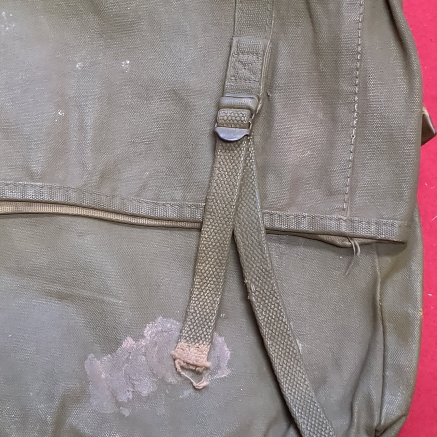 Vintage USMC Knapsack M1941 Lower Pack Waterproof Bag (03s 06cc- ca9-08)