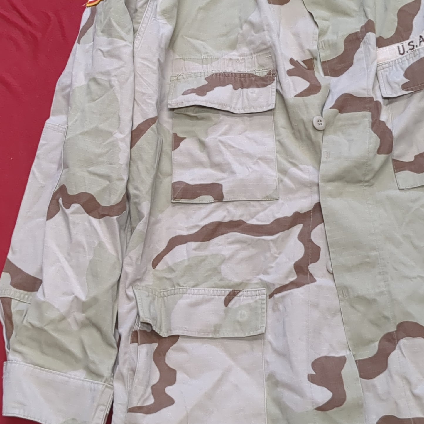 US Army Medium Long DCU Desert Camo Top Jacket Uniform (aa01-6)
