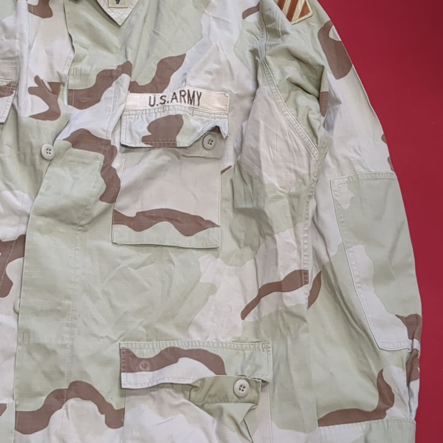 US Army Medium Long DCU Desert Camo Top Jacket Uniform (aa01-6)