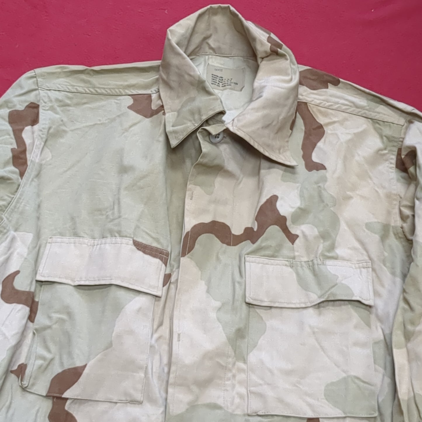 US Army Medium Long DCU Desert Camo Top Jacket Uniform (aa01-3)