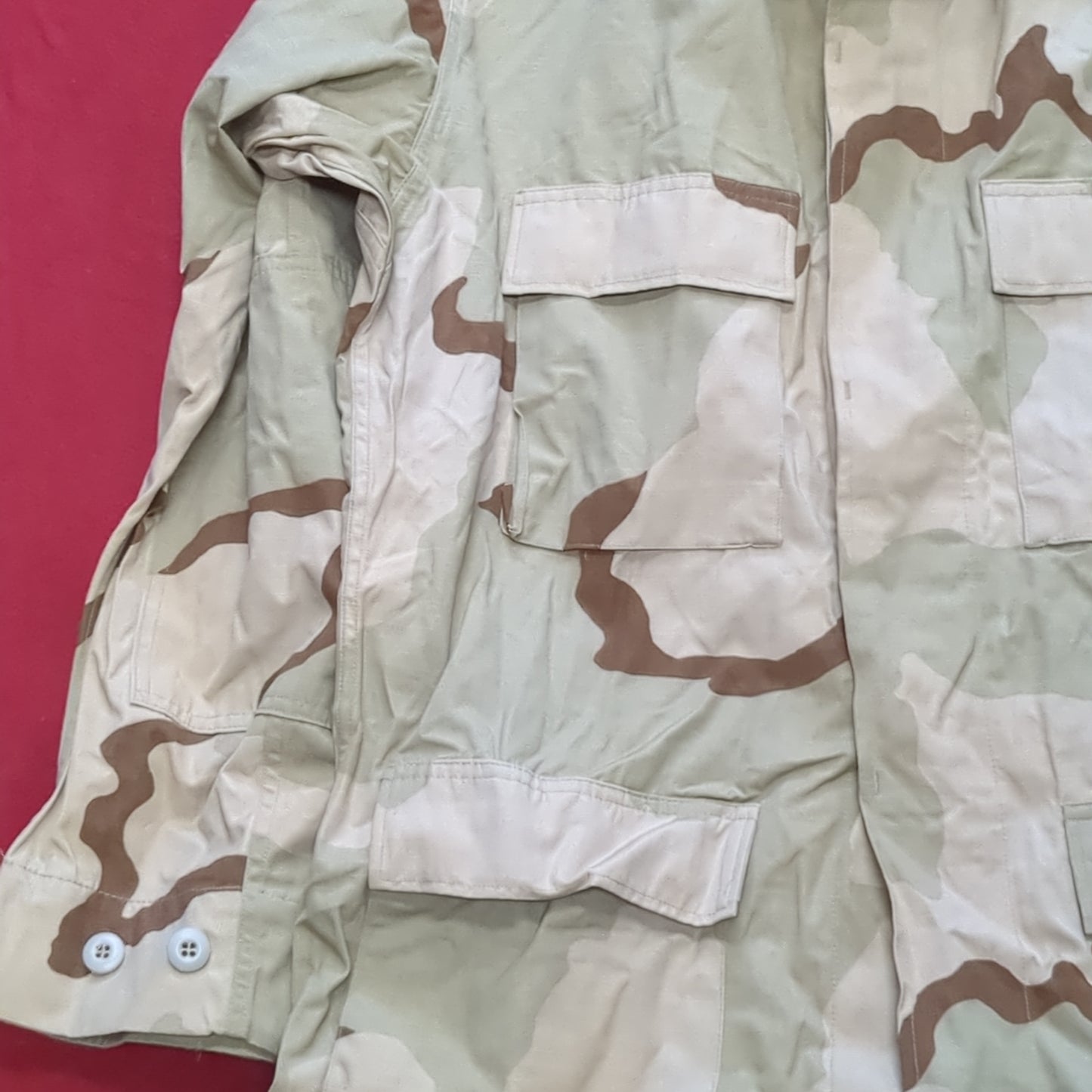 US Army Medium Long DCU Desert Camo Top Jacket Uniform (aa01-3)