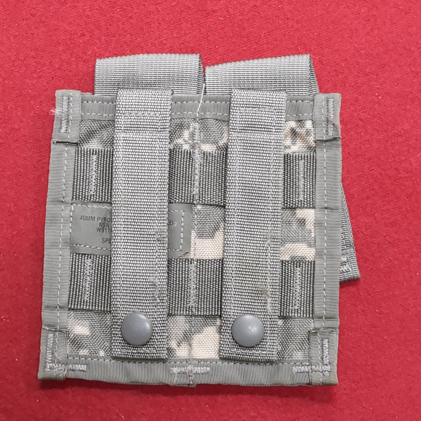 US Army 40 MM Pouch (Double) UCP Molle II Excellent Condition (fb12-AUG130)