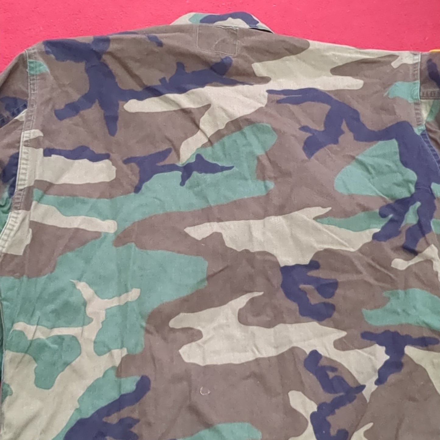 US Army Small Long BDU Woodland Camo Top Jacket Uniform (aa05-3)