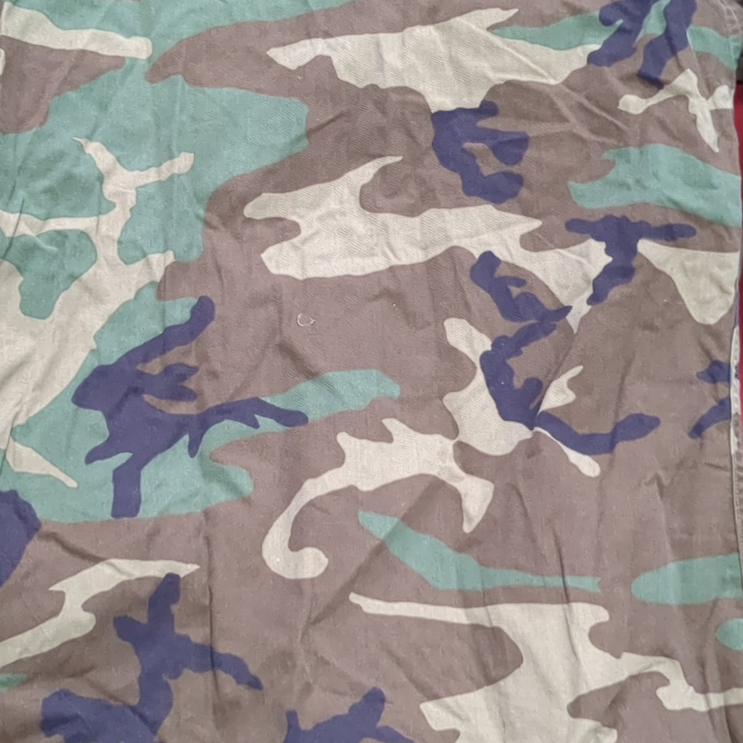 US Army Small Long BDU Woodland Camo Top Jacket Uniform (aa05-3)