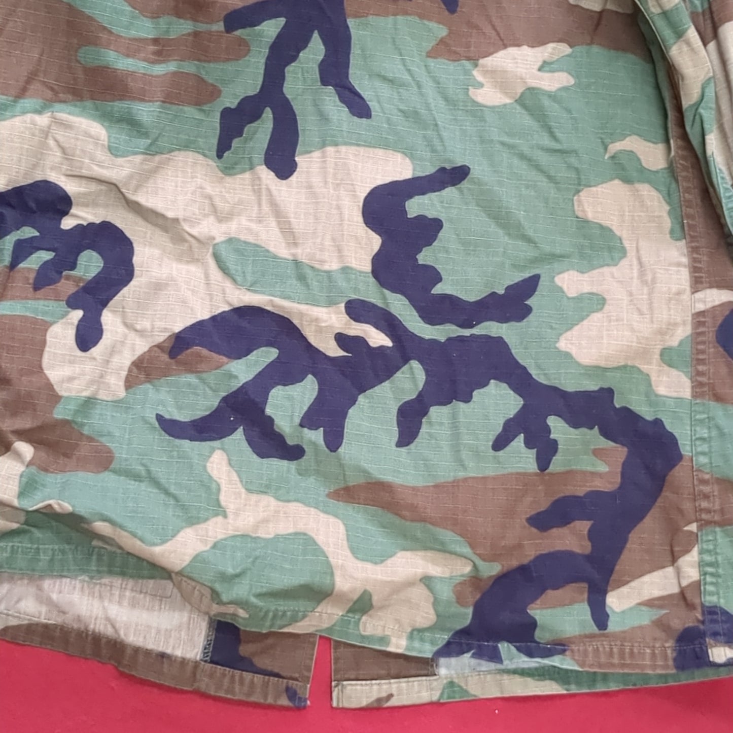 US Army Small Regular BDU Woodland Camo Top Jacket Uniform (aa05-17)