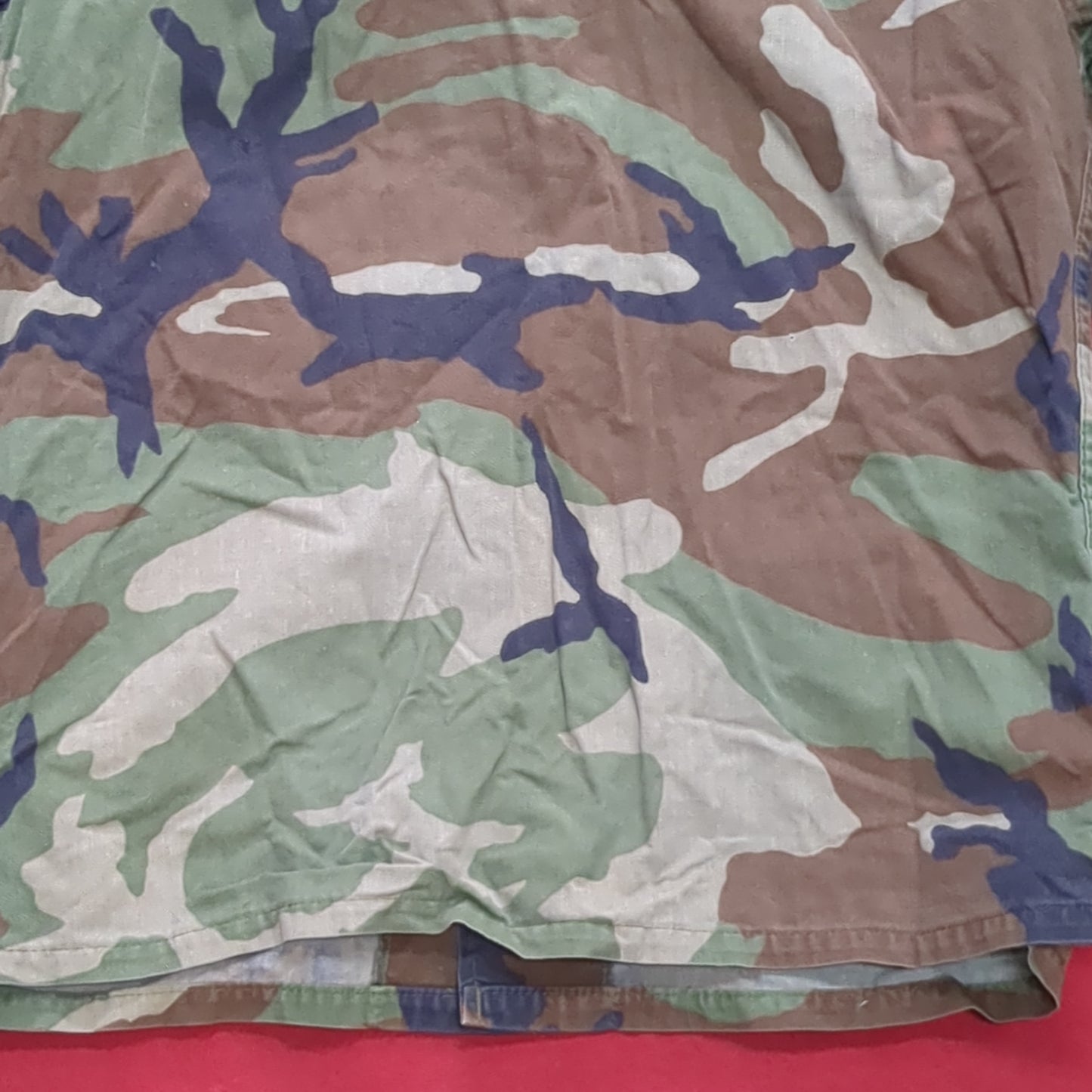 US Army Small Short BDU Woodland Camo Top Jacket Uniform (aa05-9)