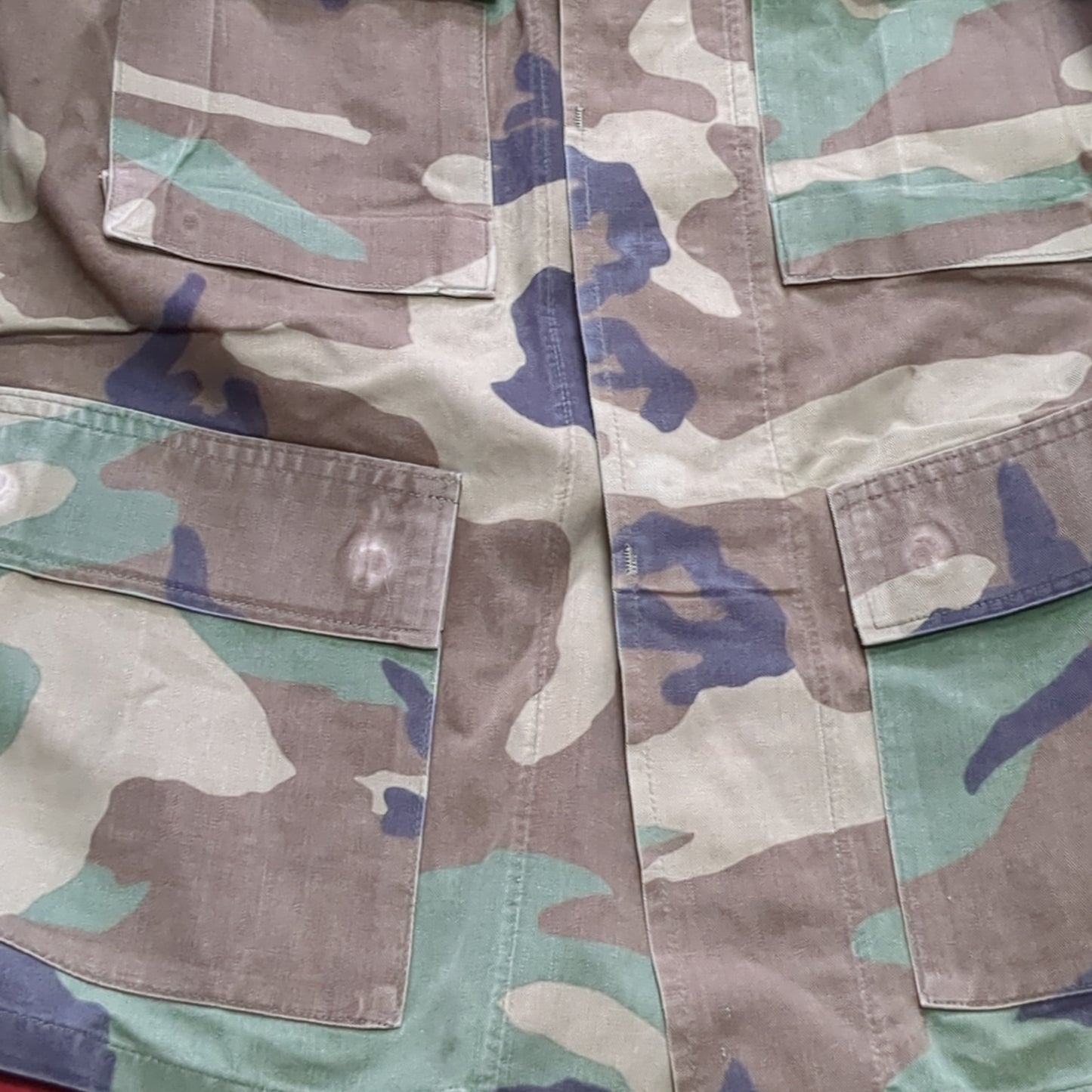 US Army Small X-Short BDU Woodland Camo Top Jacket Uniform (aa05-14)