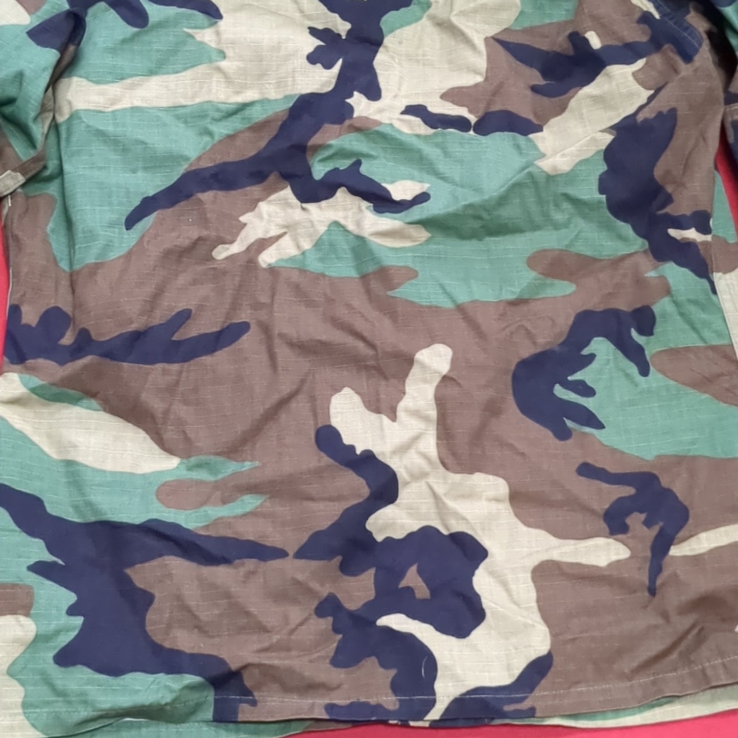 US Army Small Short BDU Woodland Camo Top Jacket Uniform (aa04-6)