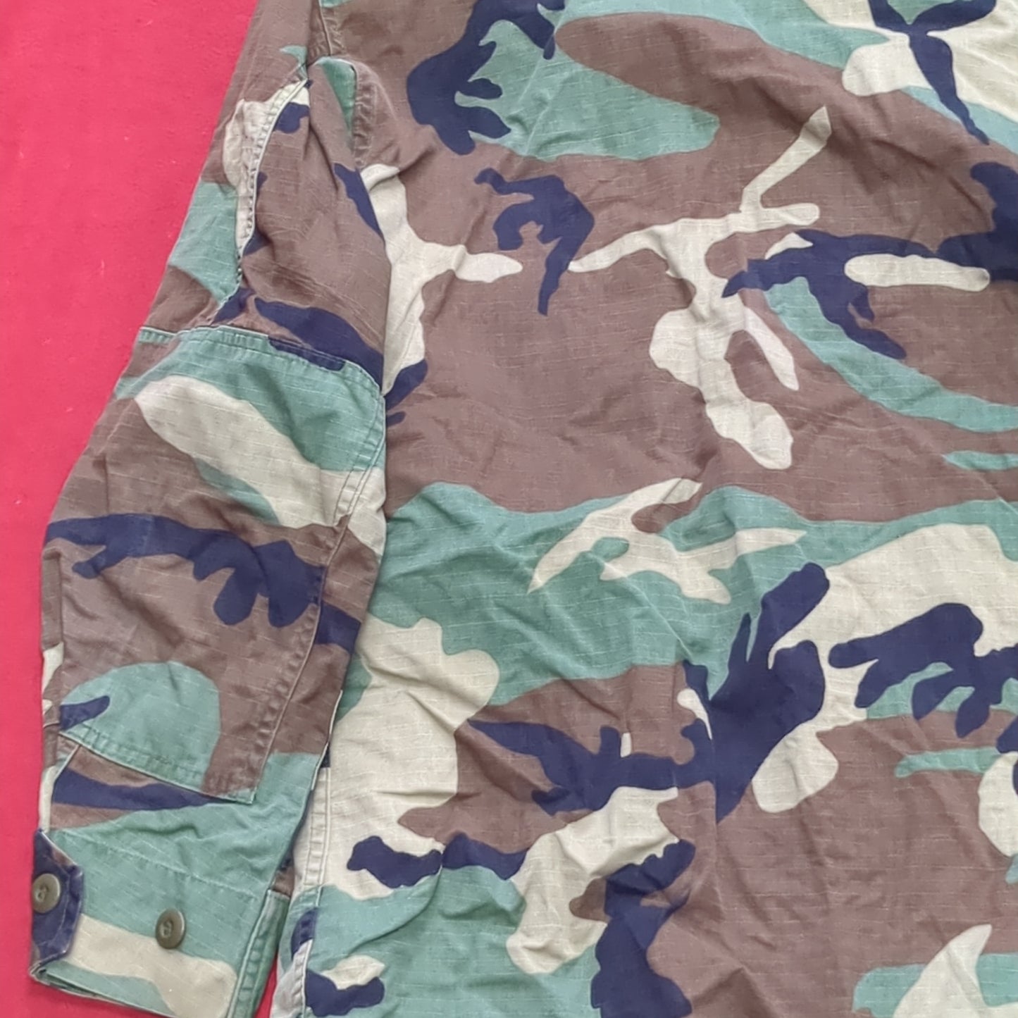 US Army Small Short BDU Woodland Camo Top Jacket Uniform (aa04-15)