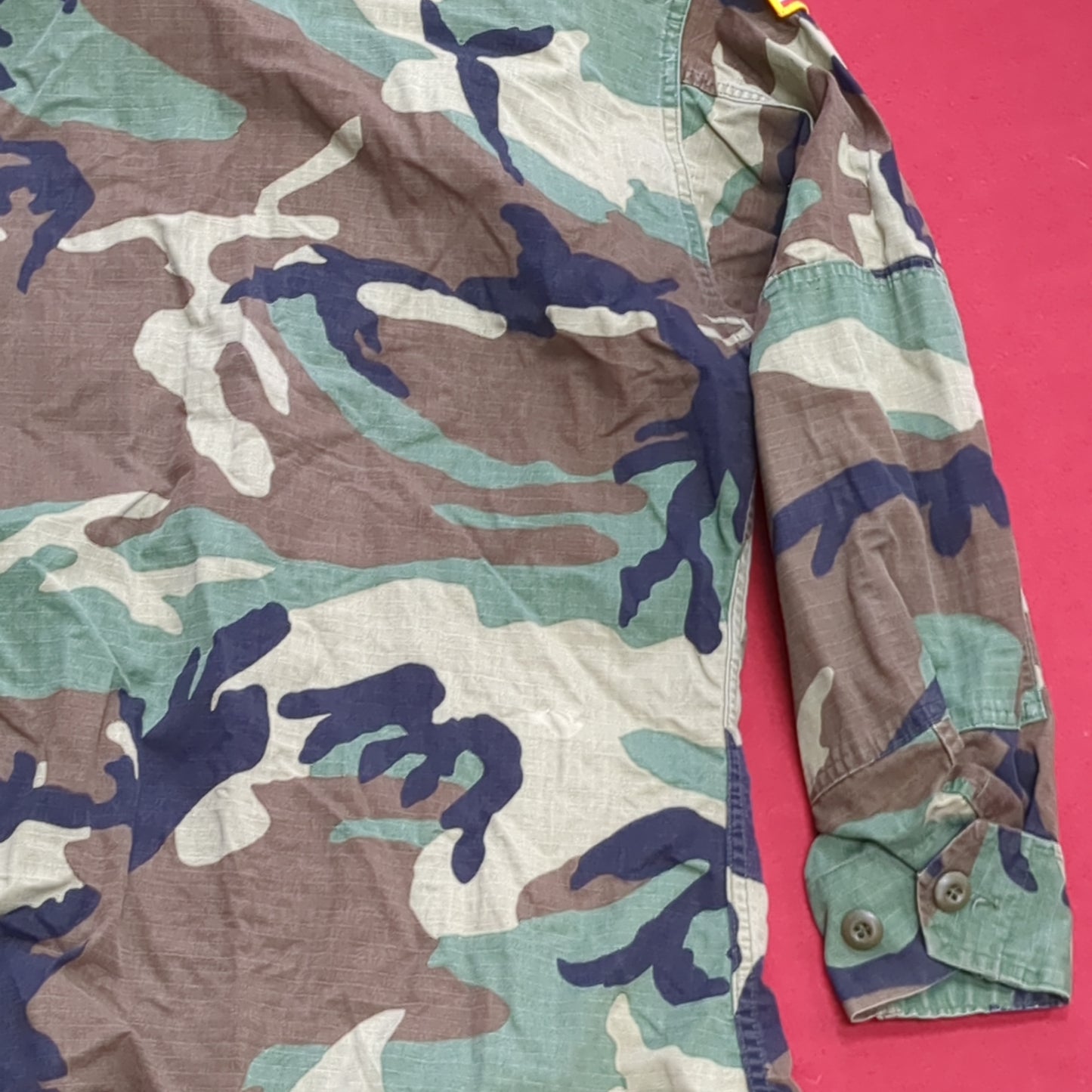 US Army Small Short BDU Woodland Camo Top Jacket Uniform (aa04-15)