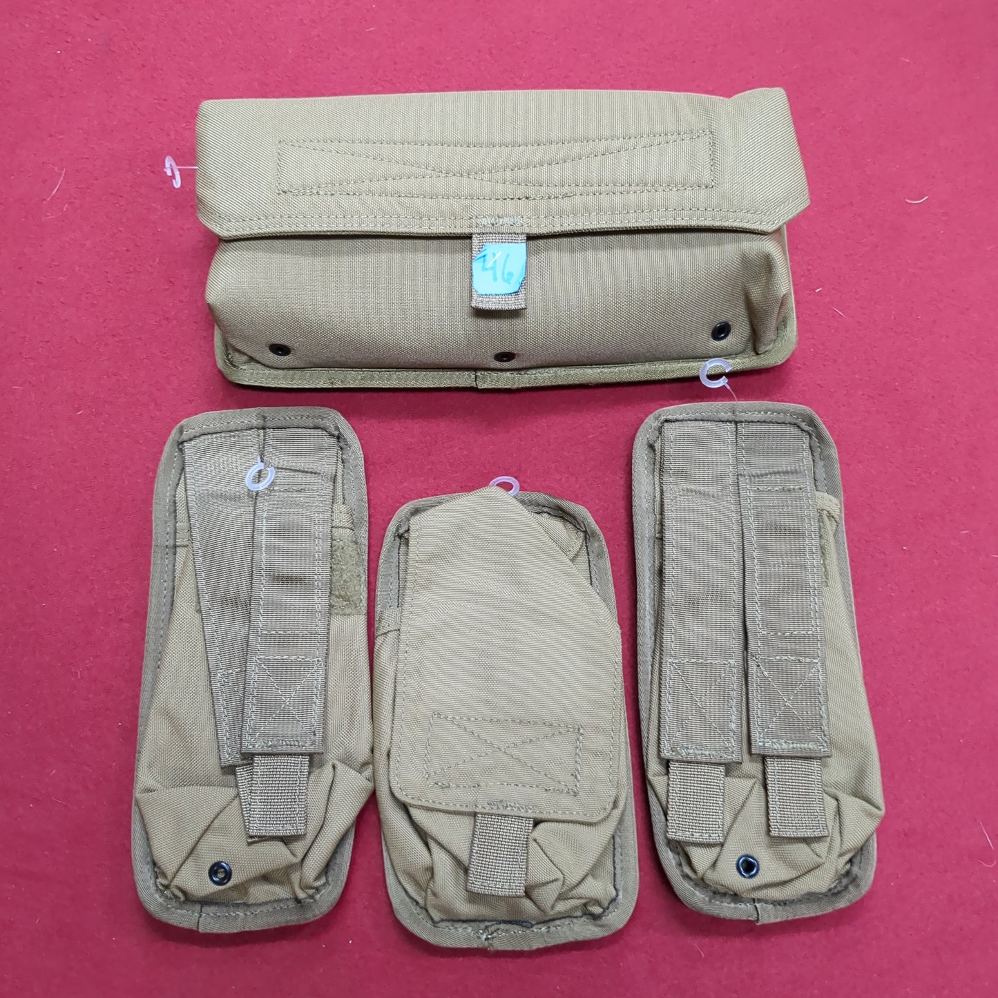 SET of 4 NEW (no tags) Molle Turret Gunner Pouch Lot (aa04-46)