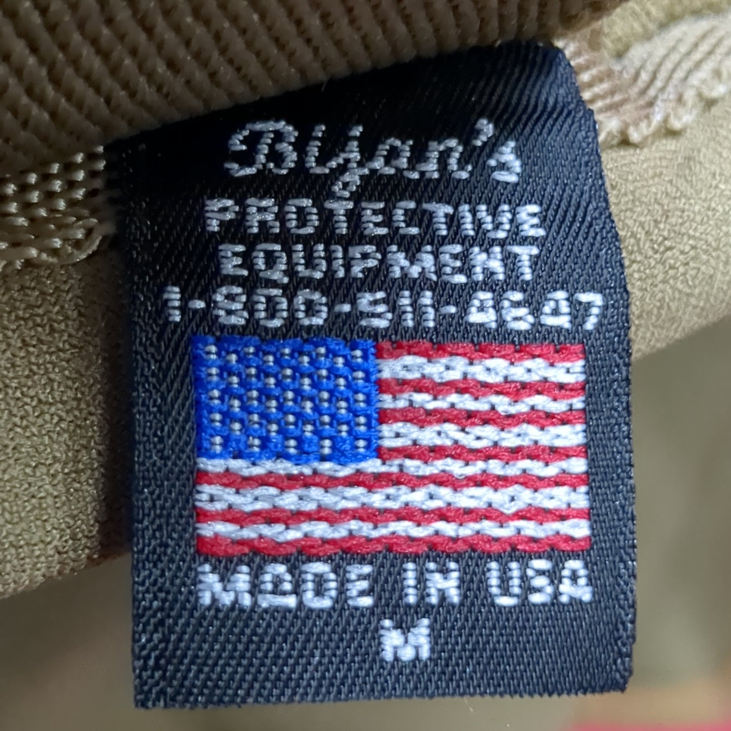 BIJAN'S Medium US Military Issue Coyote Elbow Pads (aa07-5)